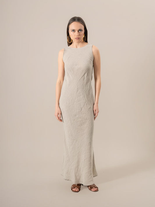 Vestito Ireneo Battista Naturale VESTITO IRENEO battista 12 Bottega Di Brunella 