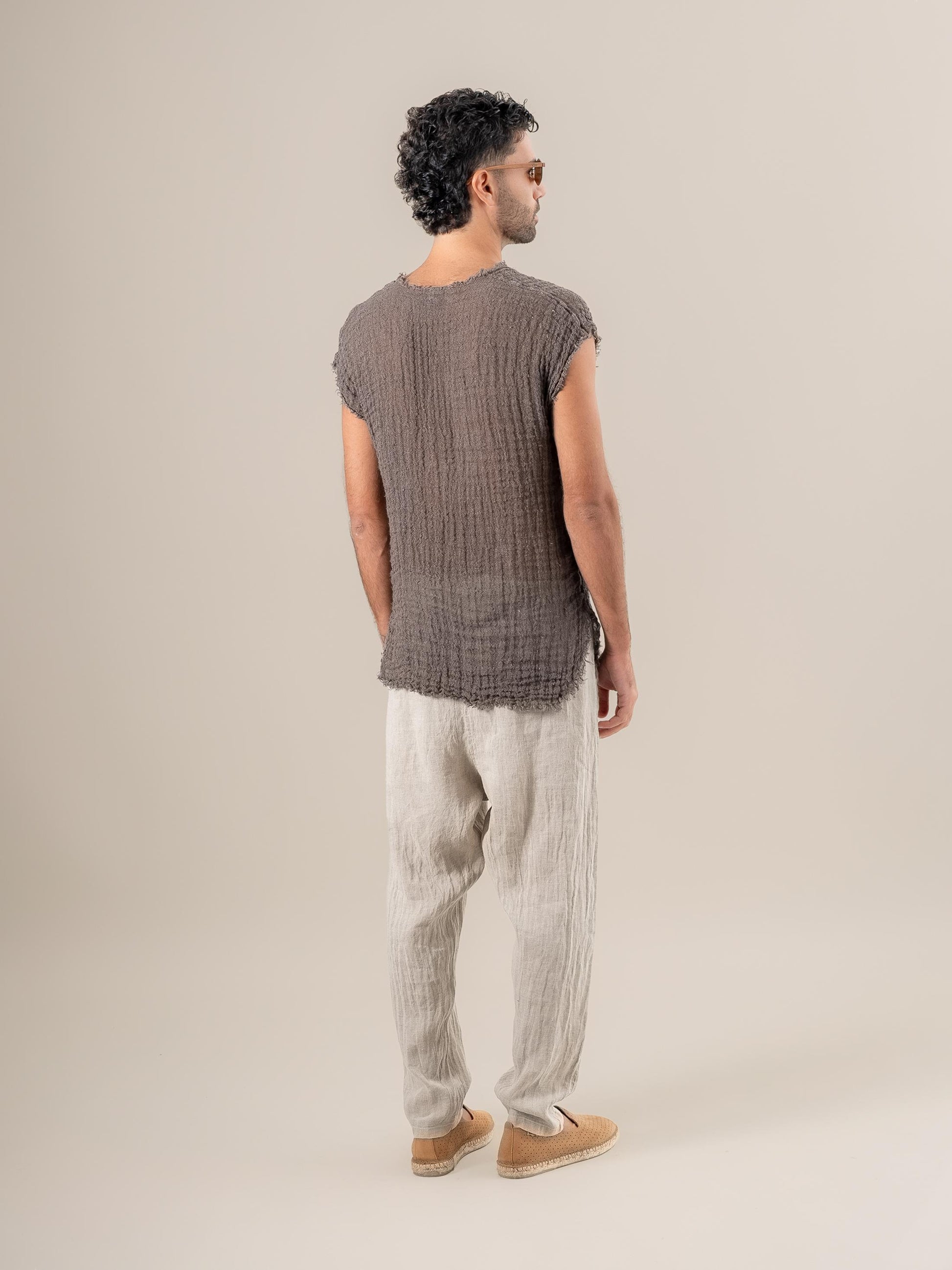 Pantalone Agathos Battista Naturale PANTALONE AGATHOS battista 12 Bottega Di Brunella 