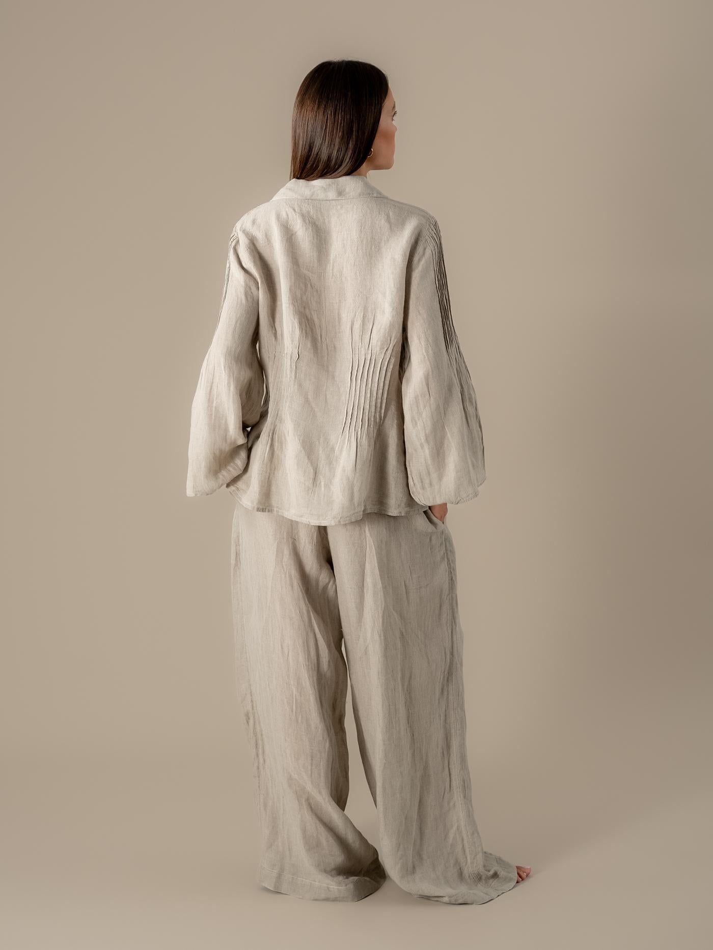 Camicia Nefertiti Battista Naturale CAMICIA NEFERTITI battista 12 Bottega Di Brunella 