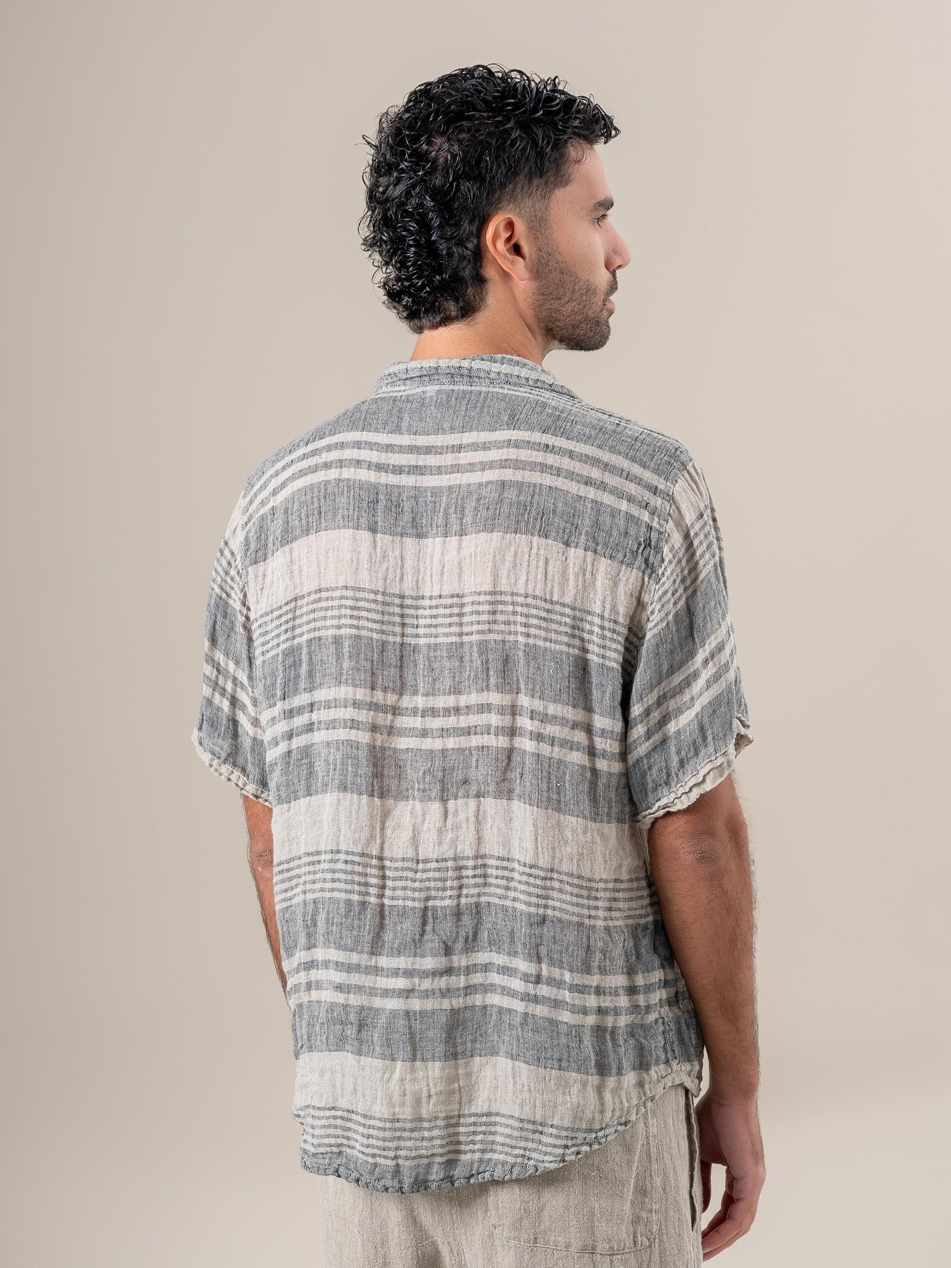 Camicia Monica Garza Moma Naturale CAMICIA MONICA garza moma 12 Bottega Di Brunella 