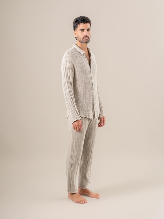 Camicia Ischia Ag Naturale CAMICIA ISCHIA ag 12 Bottega Di Brunella 
