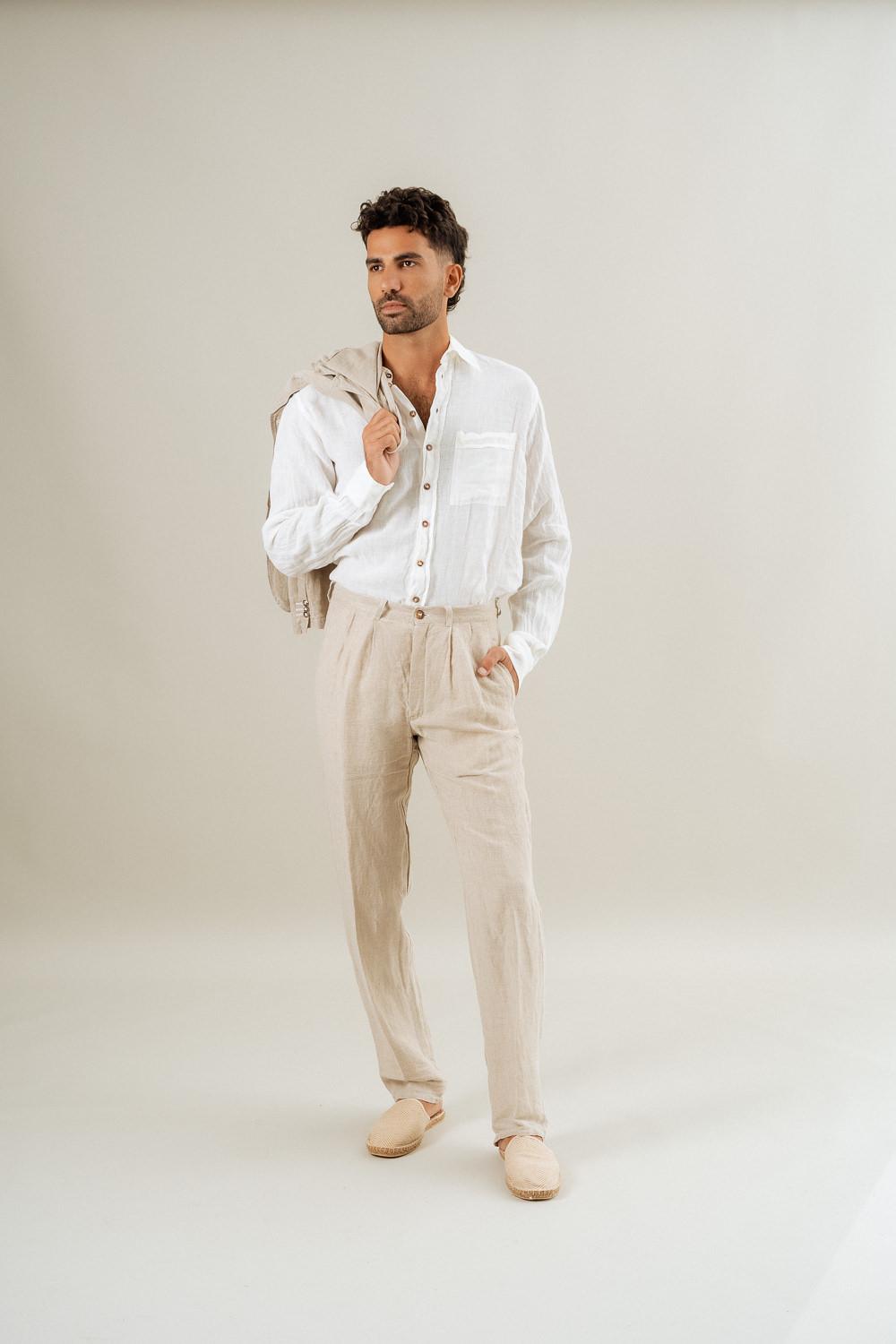 Bottega Di Brunella PANTALONE PEPPINO LINO MADIO12