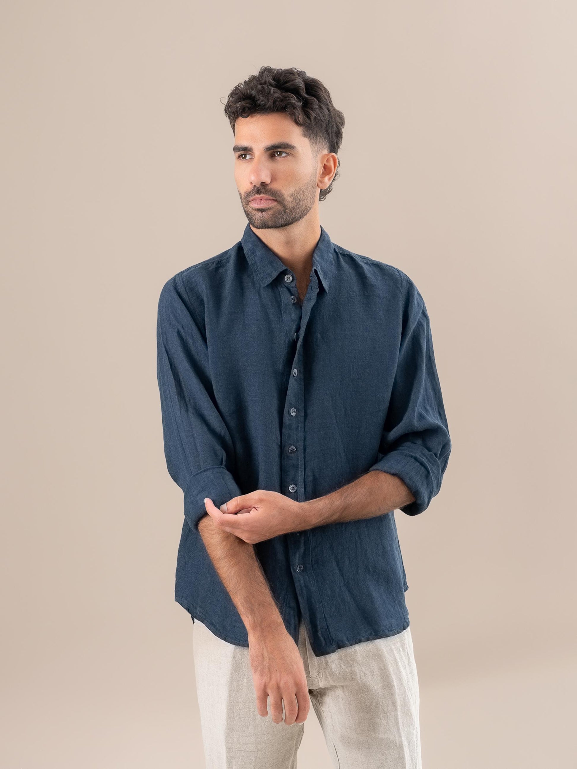 Camicia Franco Battista Borragine CAMICIA FRANCO battista 265 Bottega Di Brunella 