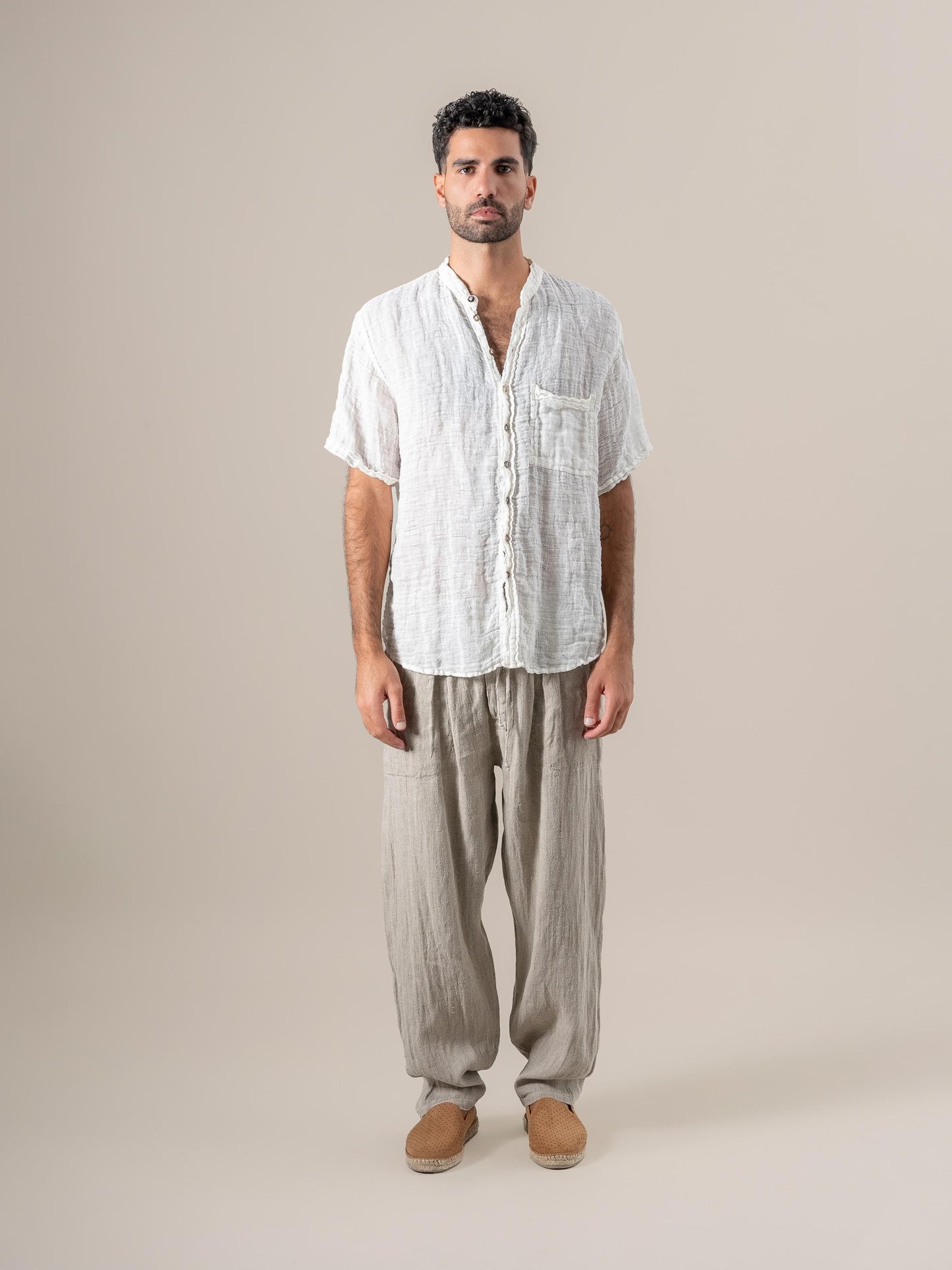 Camicia Samui Garzata Latte CAMICIA SAMUI garzata 33 Bottega Di Brunella 