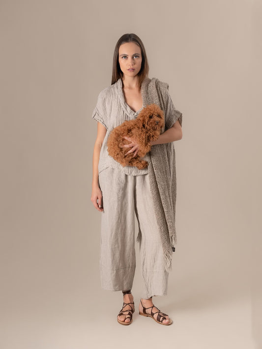 Pantalone Ragù Battista Naturale PANTALONE RAGU battista 12 Bottega Di Brunella 