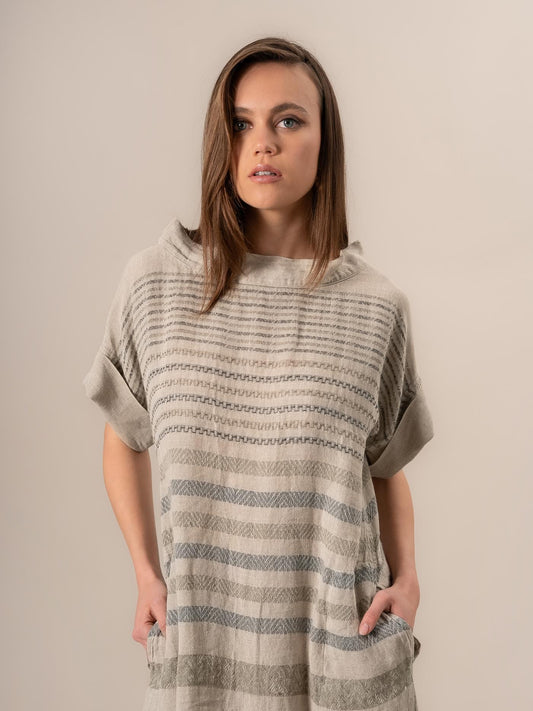 Vestito Titanic Taglio Patch Rosmarino Naturale VESTITO TITANIC T. PATCH ROS 12 Bottega Di Brunella 