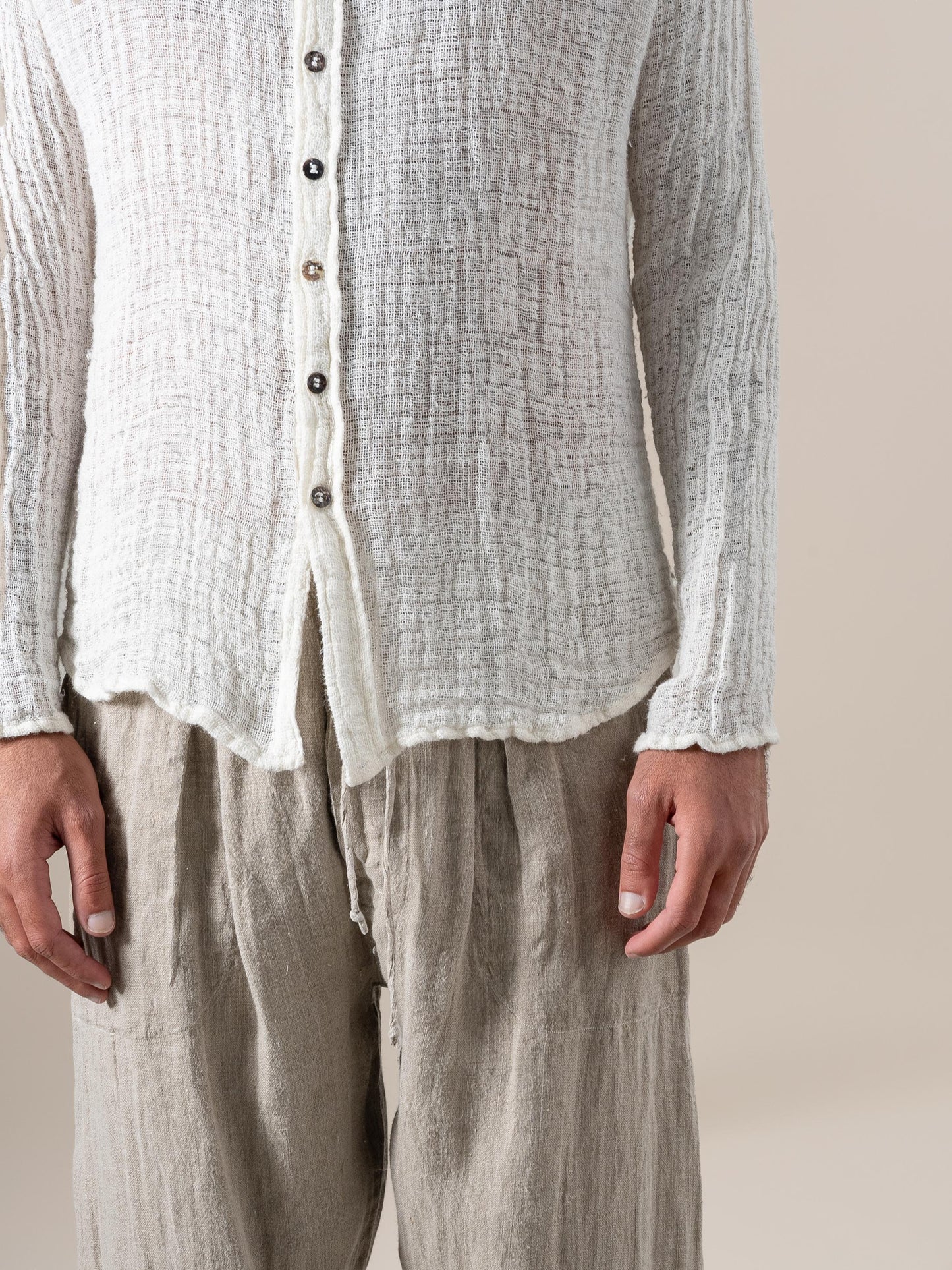 Camicia Matteo Ulivo Latte CAMICIA MATTEO ulivo 33 Bottega Di Brunella 