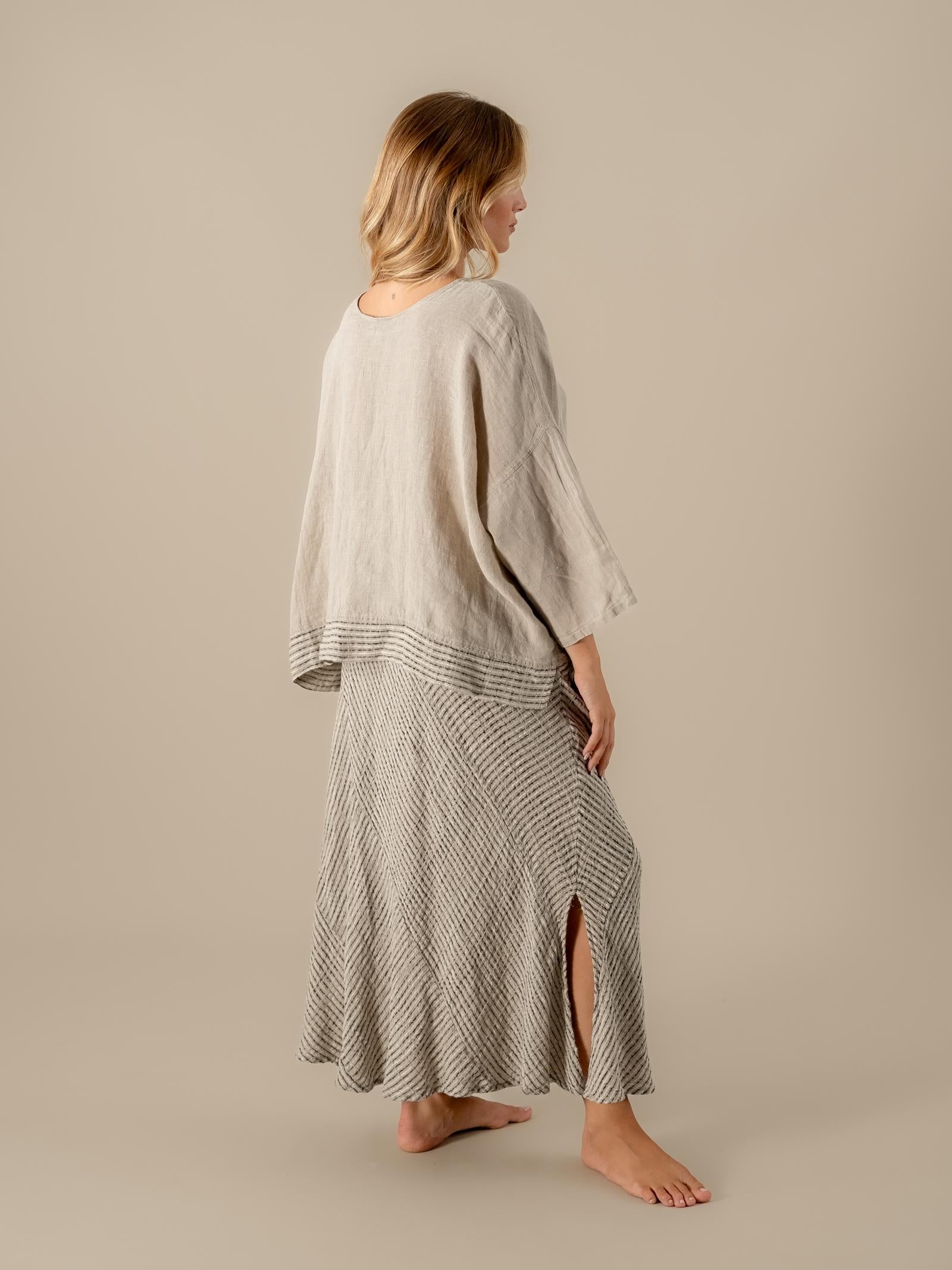 Camicia Assunta Lino Naturale CAMICIA ASSUNTA nilo 12 Bottega Di Brunella 