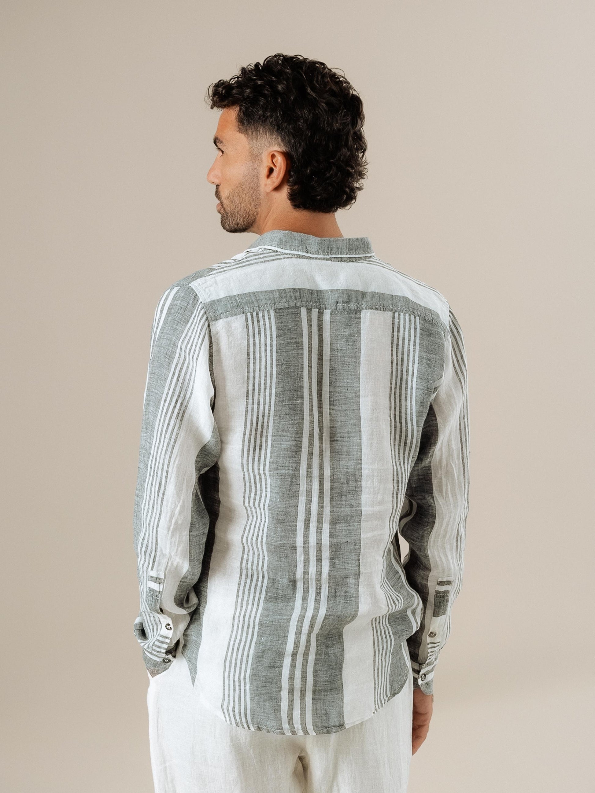 Camicia Franco Tela Moma Latte CAMICIA FRANCO tela moma 33 Bottega Di Brunella 