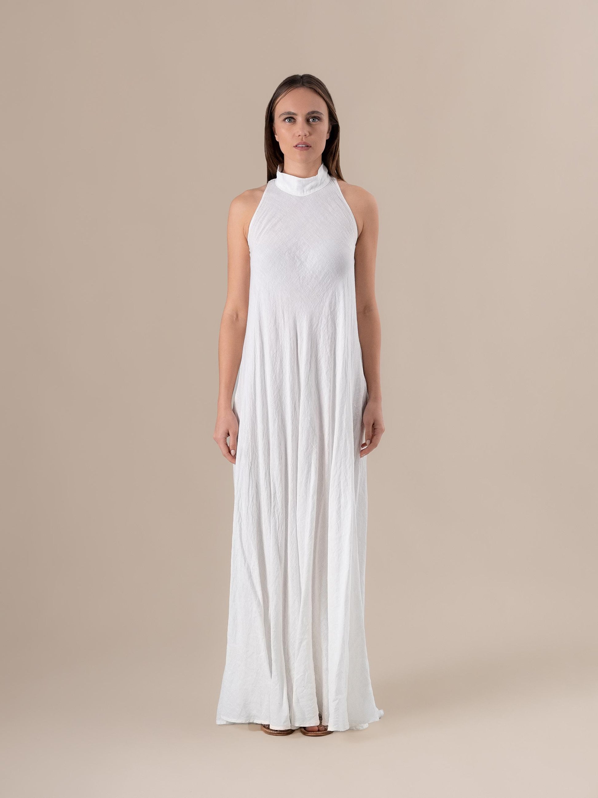 Vestito Grecale Battista Latte VESTITO GRECALE battista 33 Bottega Di Brunella 