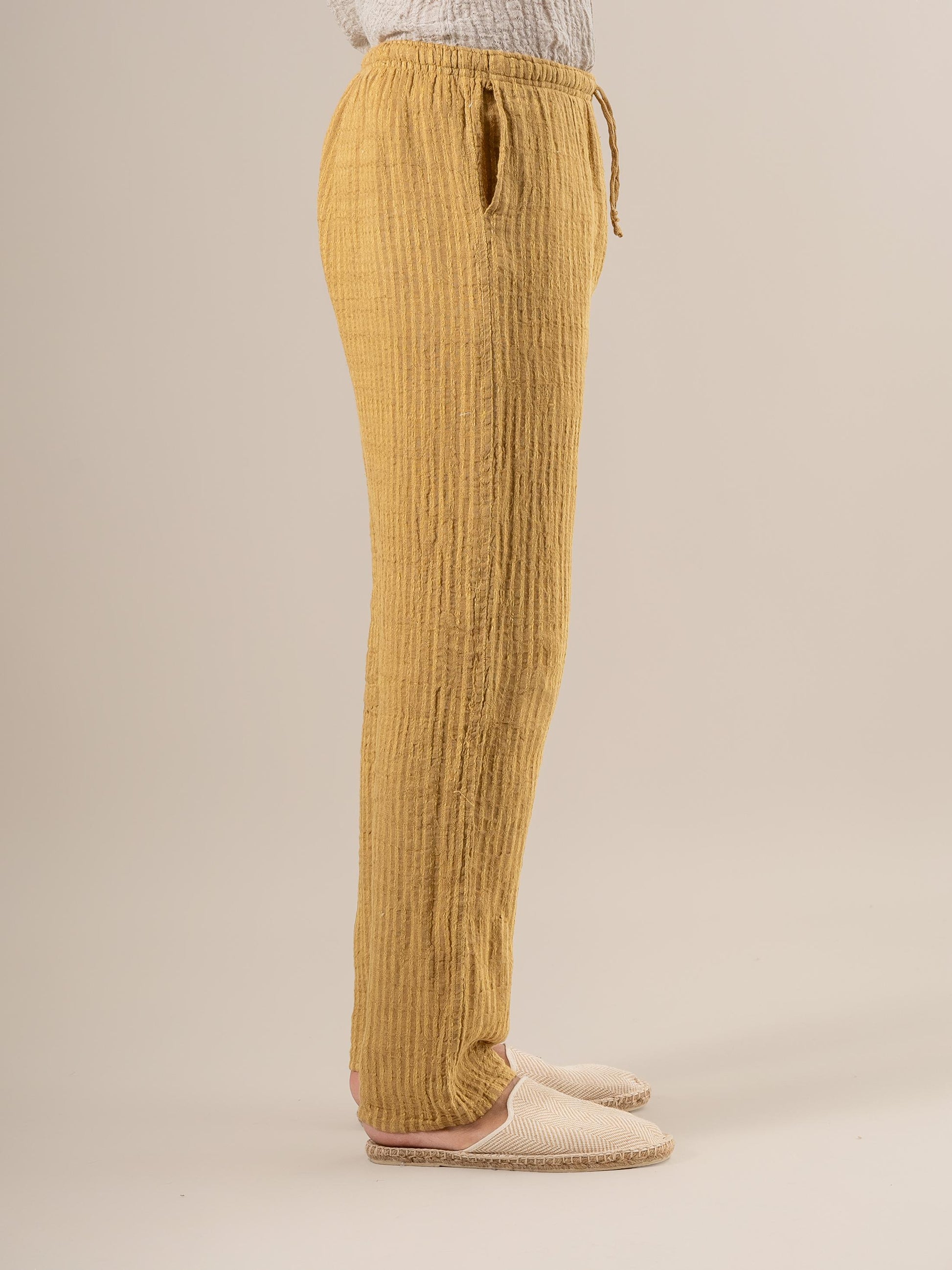 Pantaloni Amalfi Tela Uffizi Deserto PANTALONE AMALFI tela uffizi 287 Bottega Di Brunella 