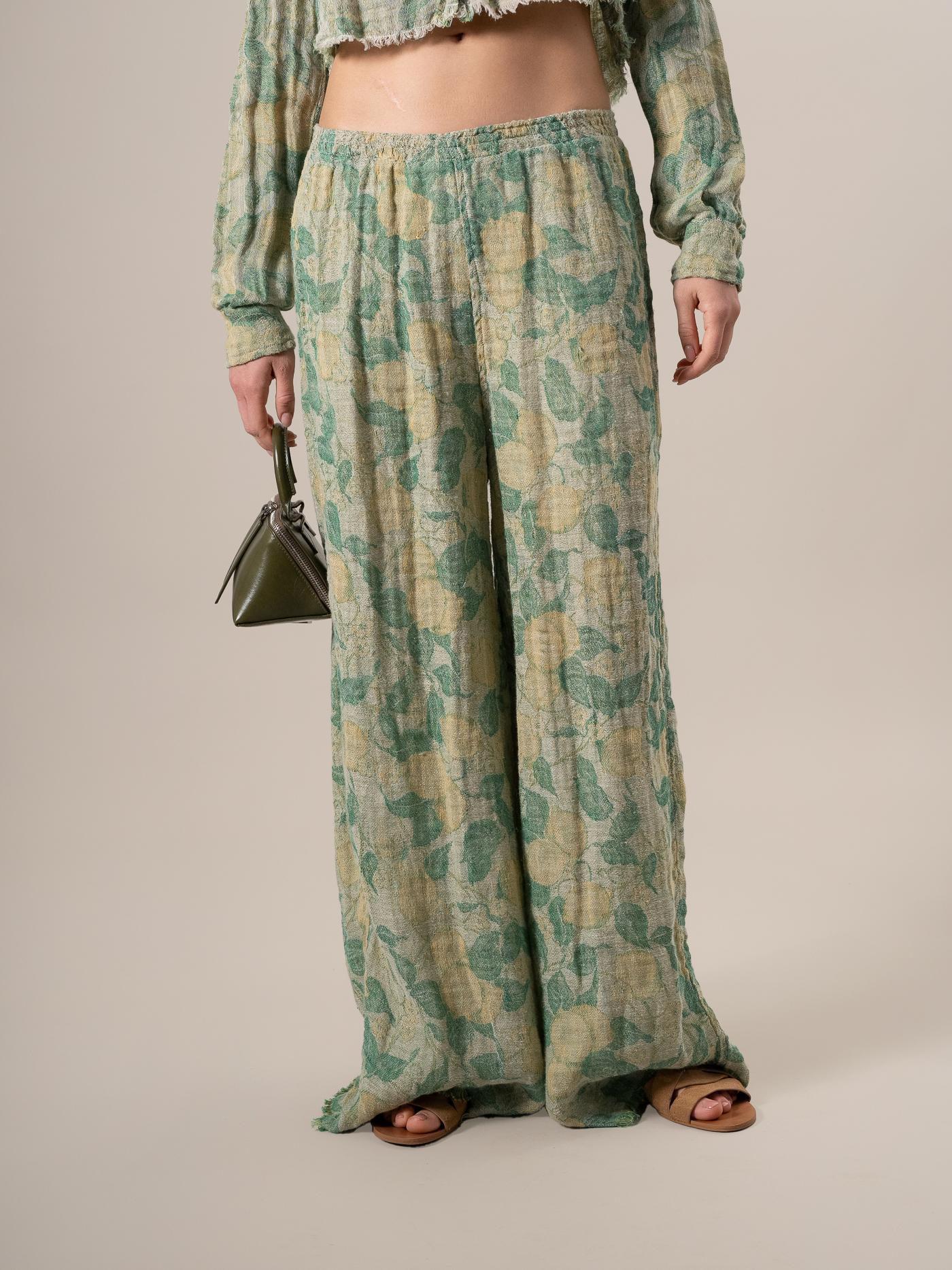 Pantalone Rock Garza Lemon Naturale PANTALONE ROCK LIMONAIA 12 Bottega Di Brunella 