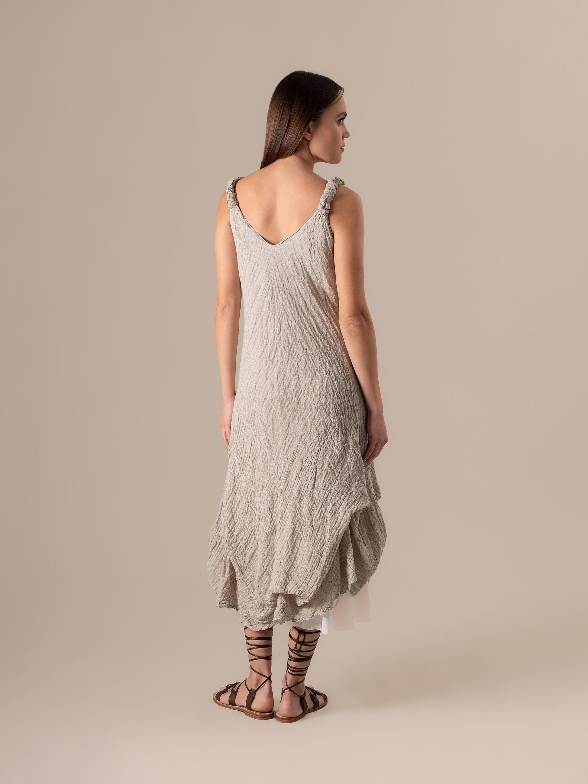 Vestito Cavalluccio Garzata Naturale VESTITO CAVALLUCCIO garzata 12 Bottega Di Brunella 