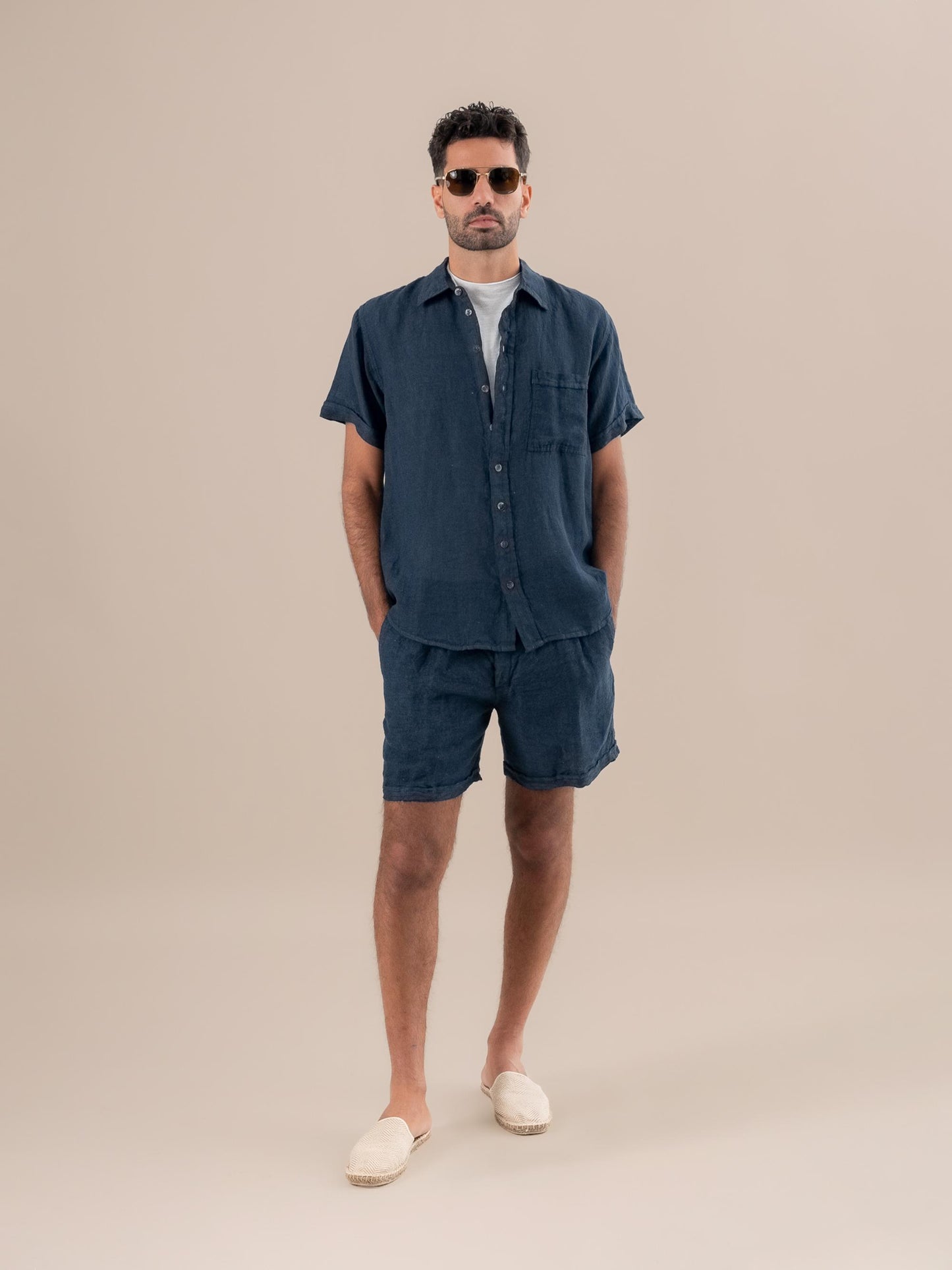 Camicia Peppe M/M Battista Borragine CAMICIA PEPPE m/m collo battista 265 Bottega Di Brunella 