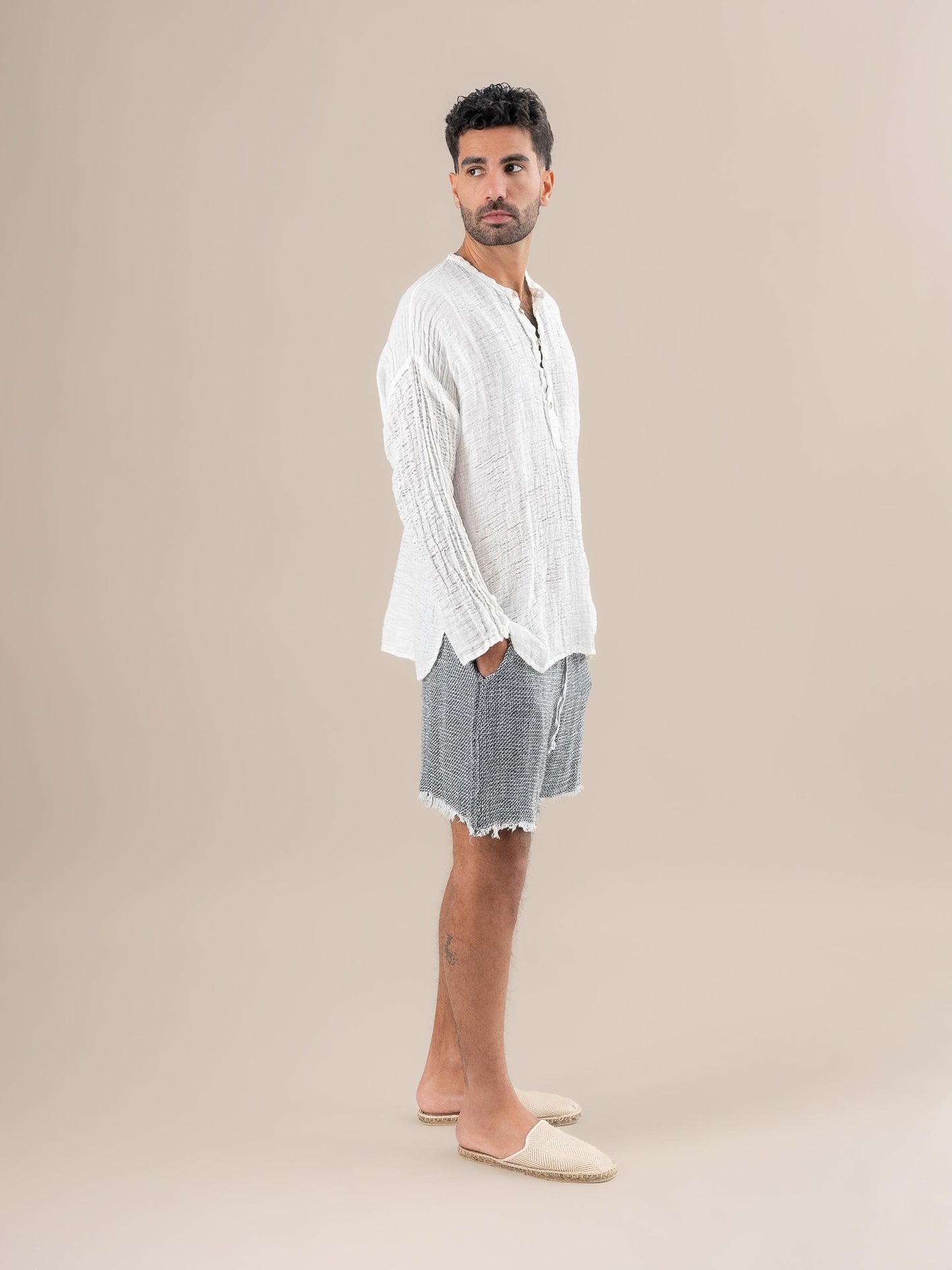 Camicia Serafino Garzata Latte CAMICIA SERAFINO garzata 33 Bottega Di Brunella 