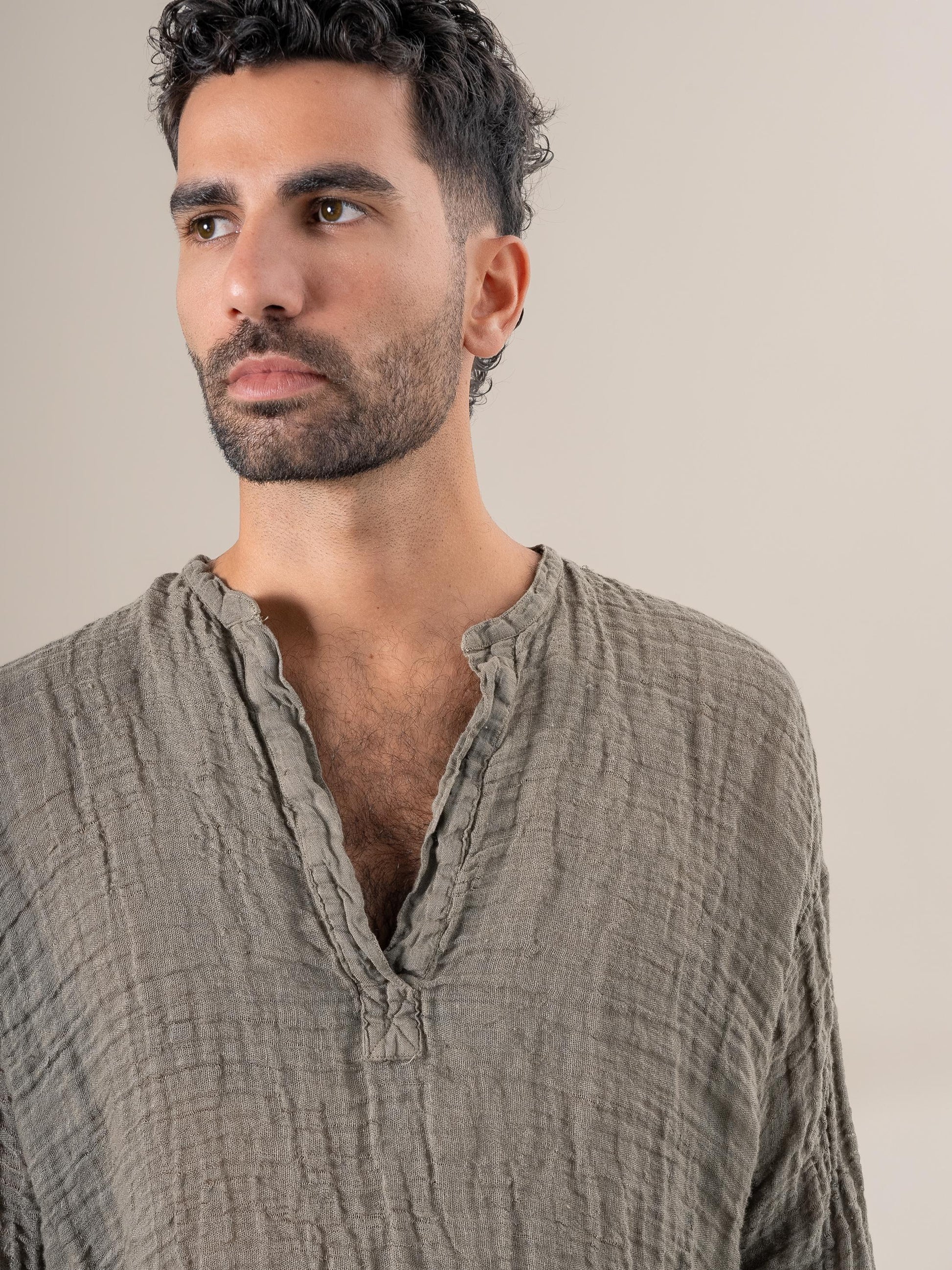 Camicia Normandy Garzata Fossile CAMICIA NORMANDY garzata 284 Bottega Di Brunella 
