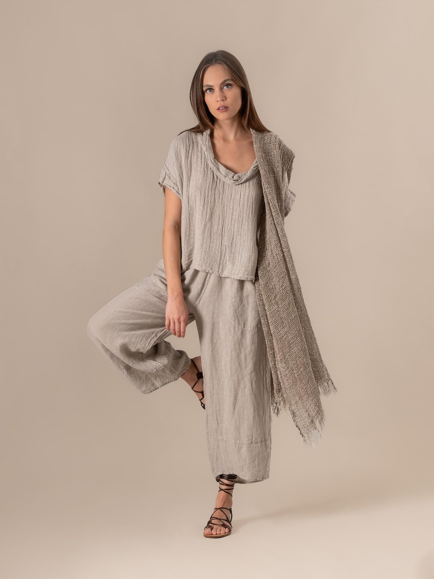 Pantalone Ragù Battista Naturale PANTALONE RAGU battista 12 Bottega Di Brunella 