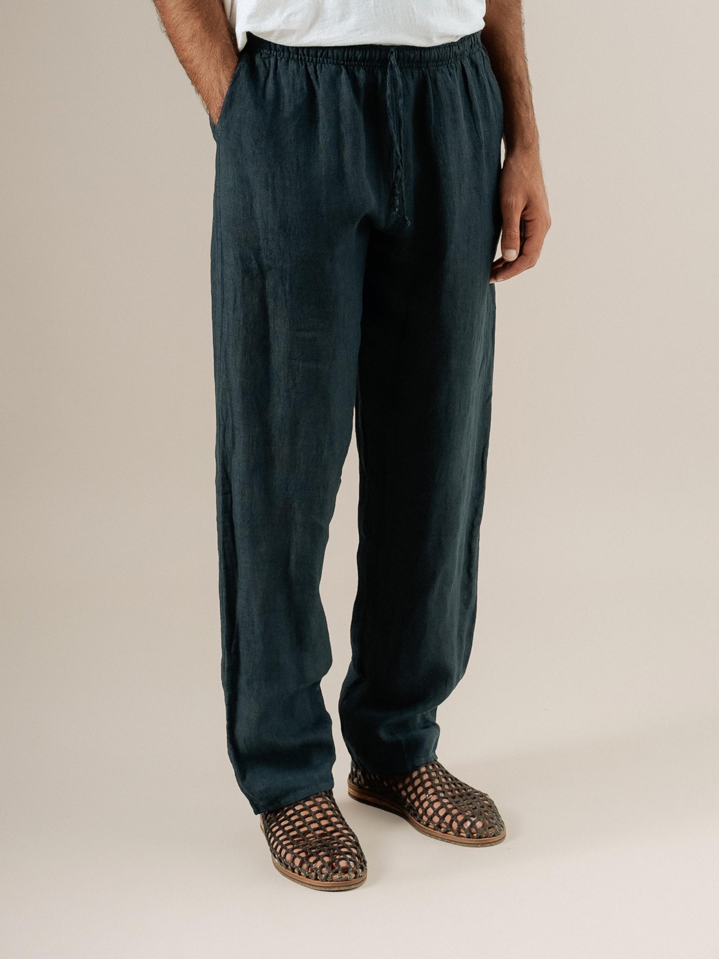 Pantalone Amalfi Battista Borragine PANTALONE AMALFI battista 265 Bottega Di Brunella 
