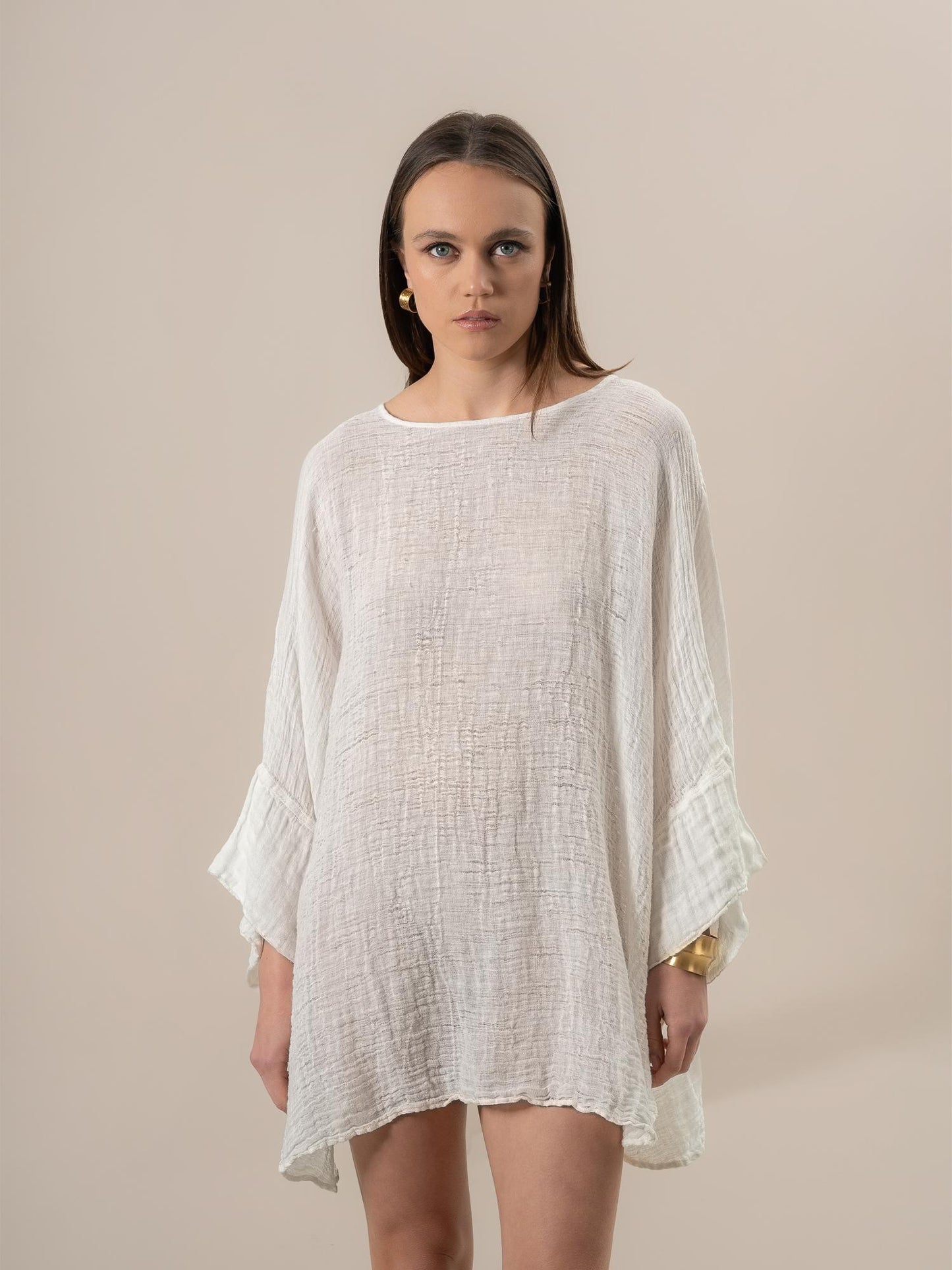 Camicia Hip Hop Garzata Latte CAMICIA HIP HOP garzata 33 Bottega Di Brunella 