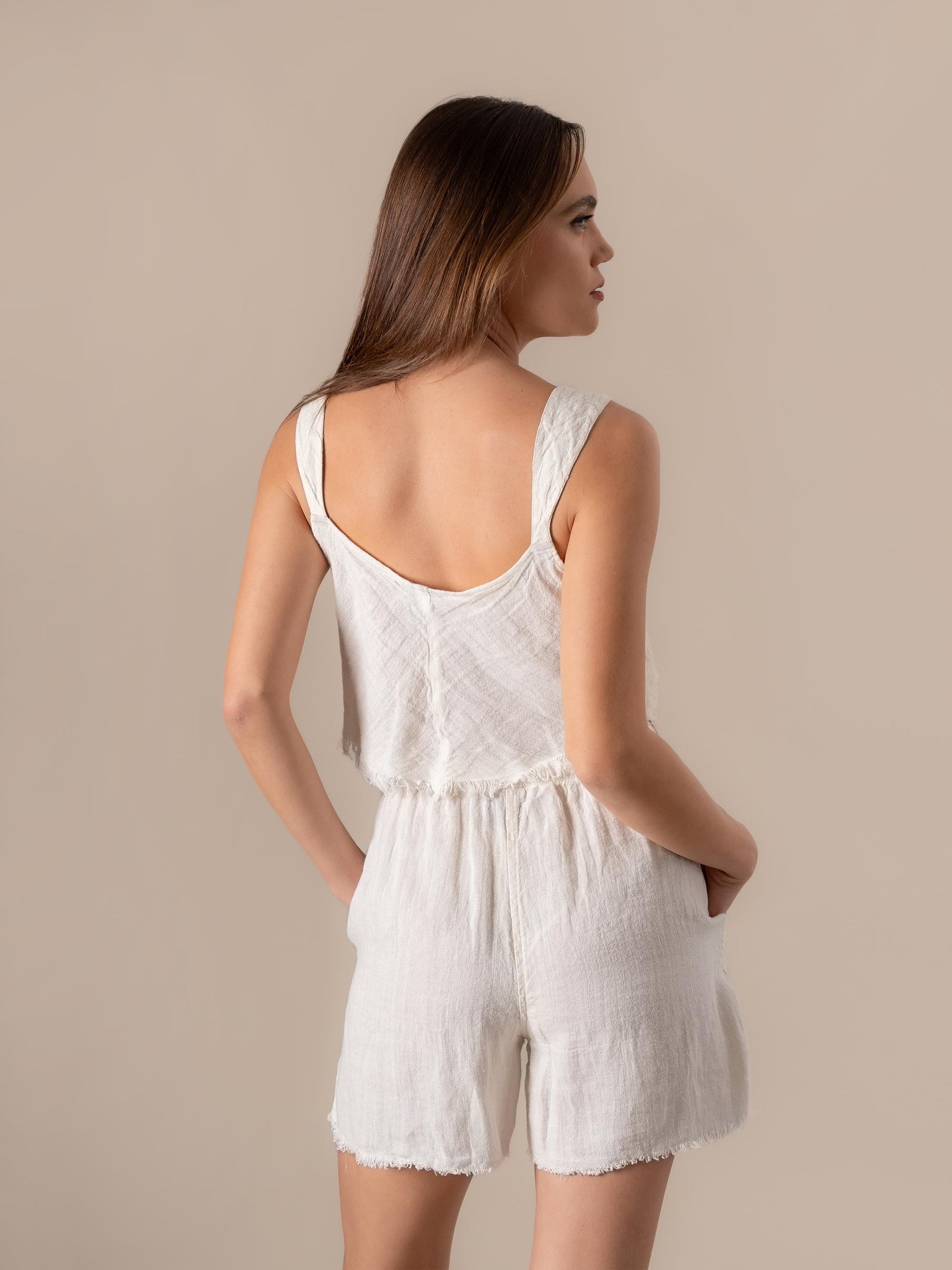 Shorts Country Tela Country Latte SHORT COUNTRY tela country 33 Bottega Di Brunella 