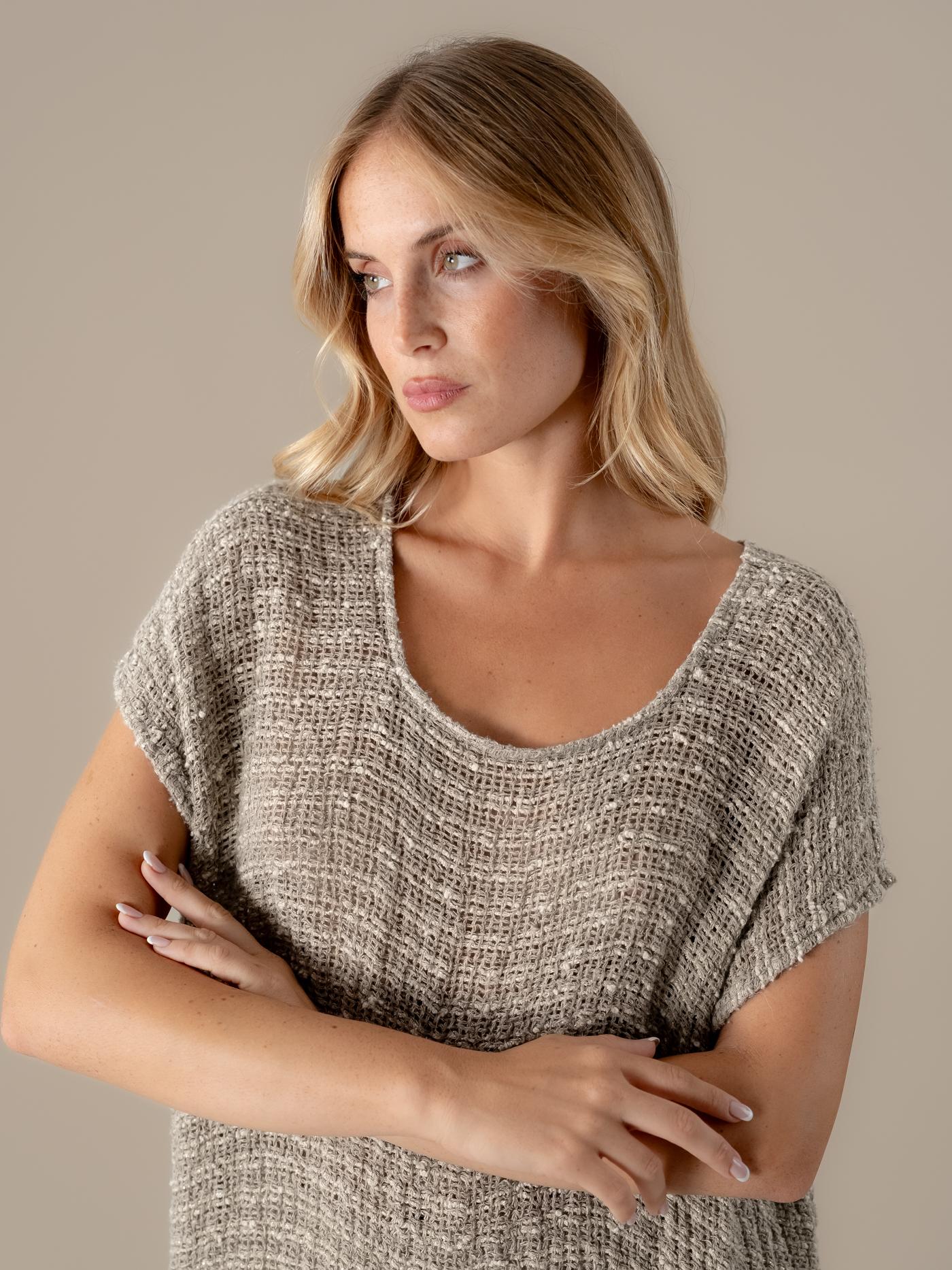 Maglia Icaro Campagna Luxor Naturale MAGLIA ICARO camp. luxor 12 Bottega Di Brunella 