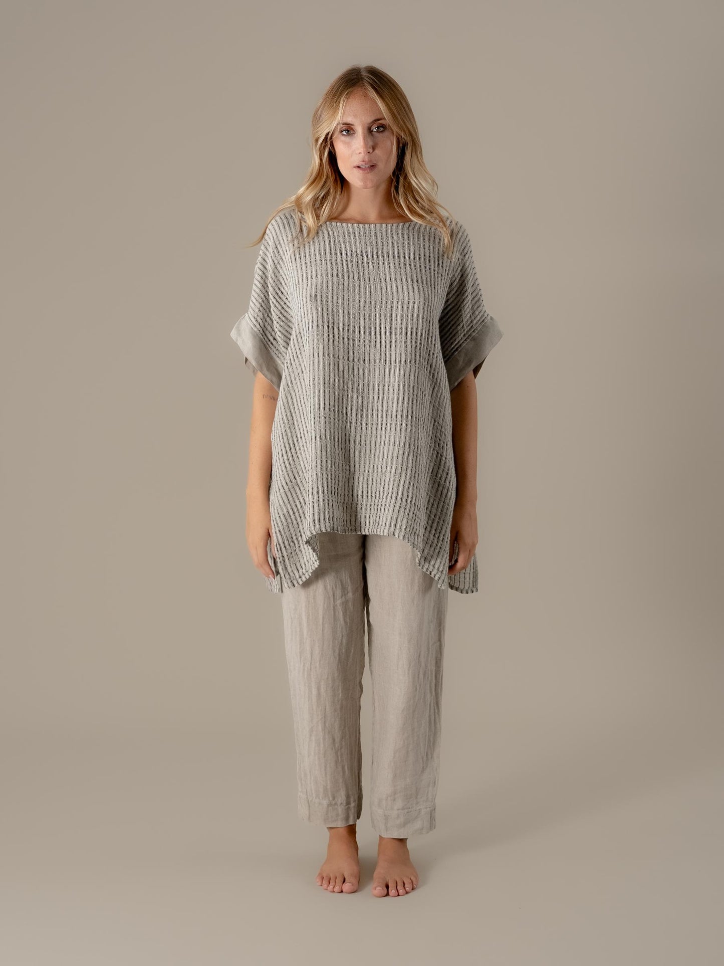 Camicia Pneuma Nilo Naturale CAMICIA PNEUMA nilo 12 Bottega Di Brunella 