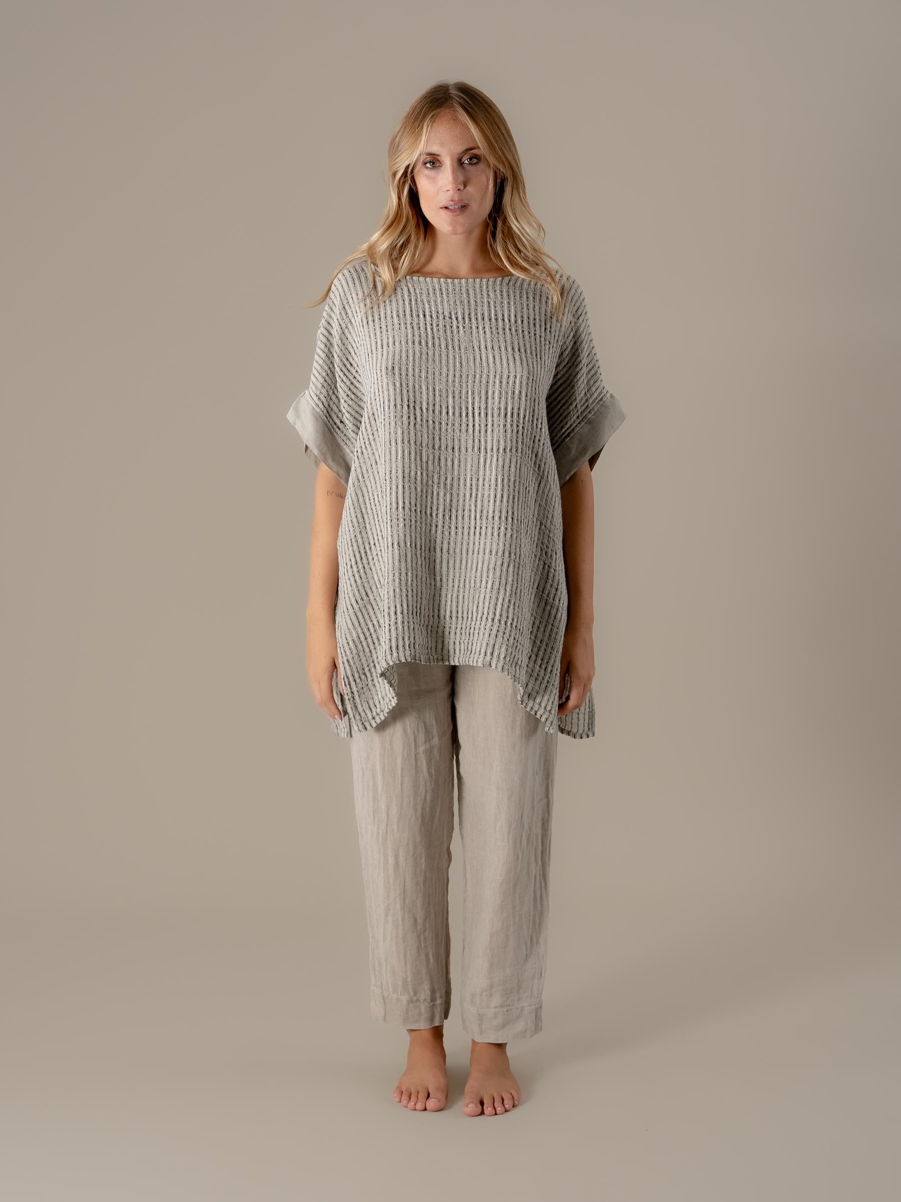 Camicia Pneuma Nilo Naturale CAMICIA PNEUMA nilo 12 Bottega Di Brunella 