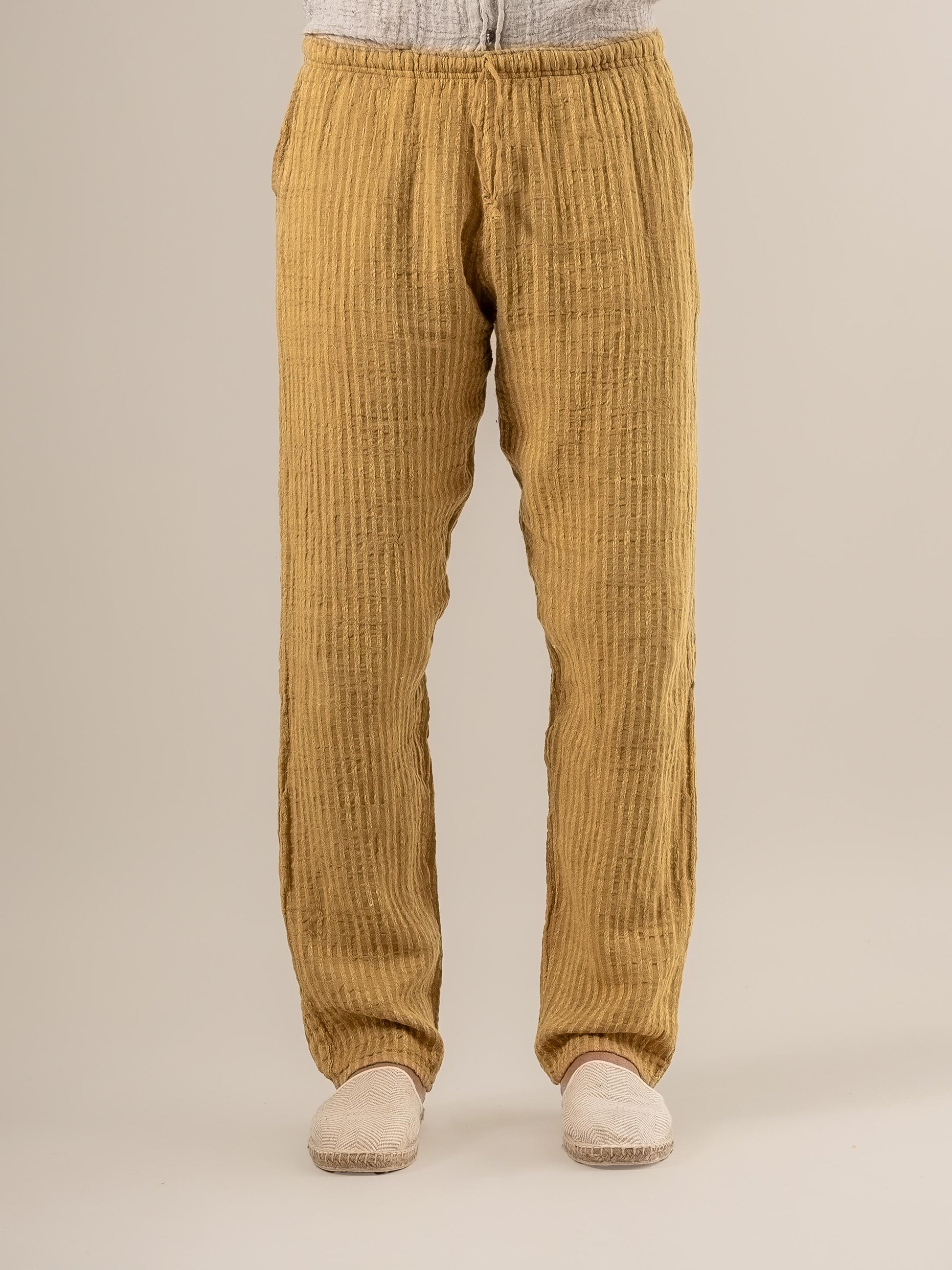 Pantaloni Amalfi Tela Uffizi Deserto PANTALONE AMALFI tela uffizi 287 Bottega Di Brunella 