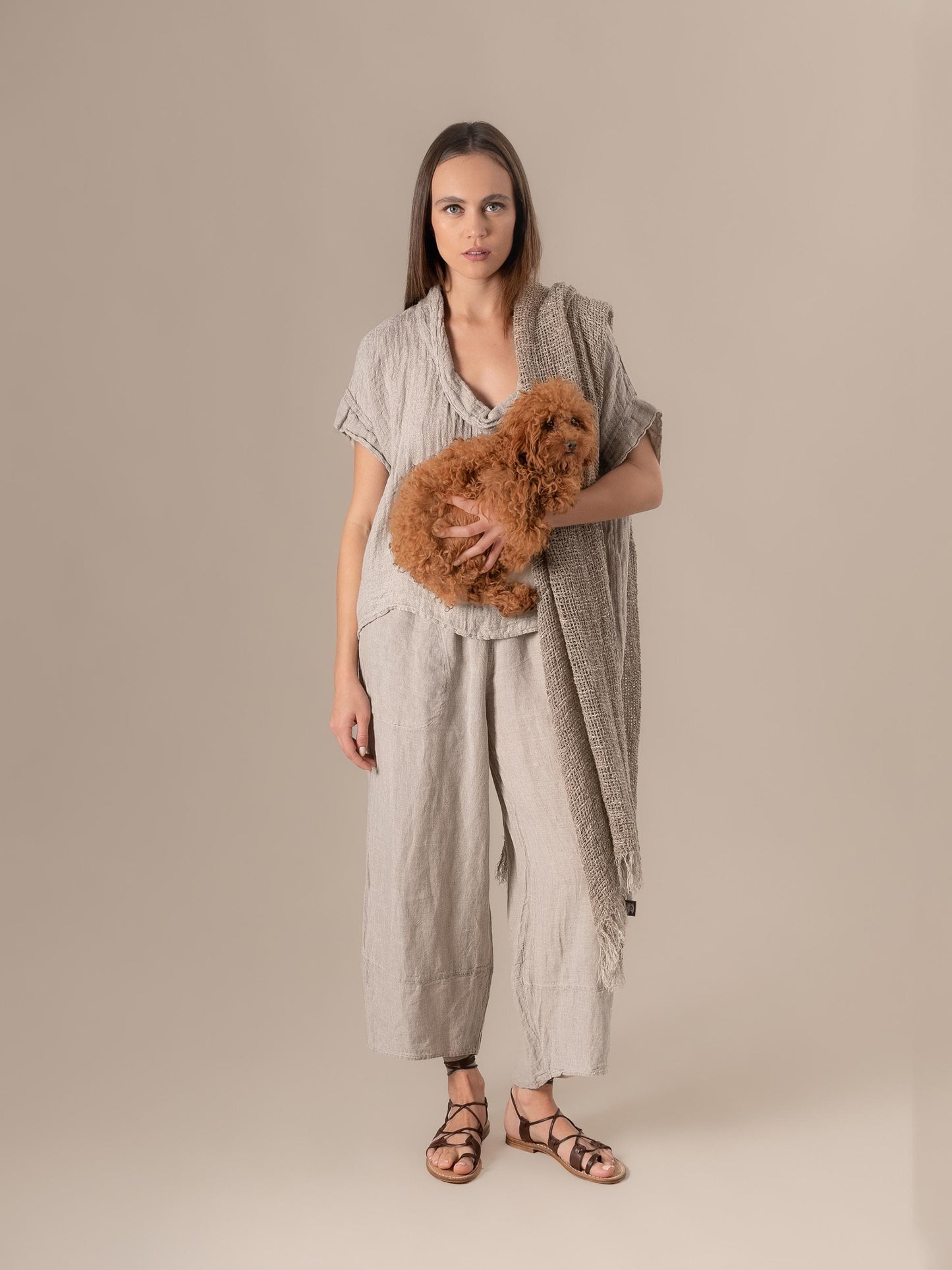 Pantalone Ragù Battista Naturale PANTALONE RAGU battista 12 Bottega Di Brunella 