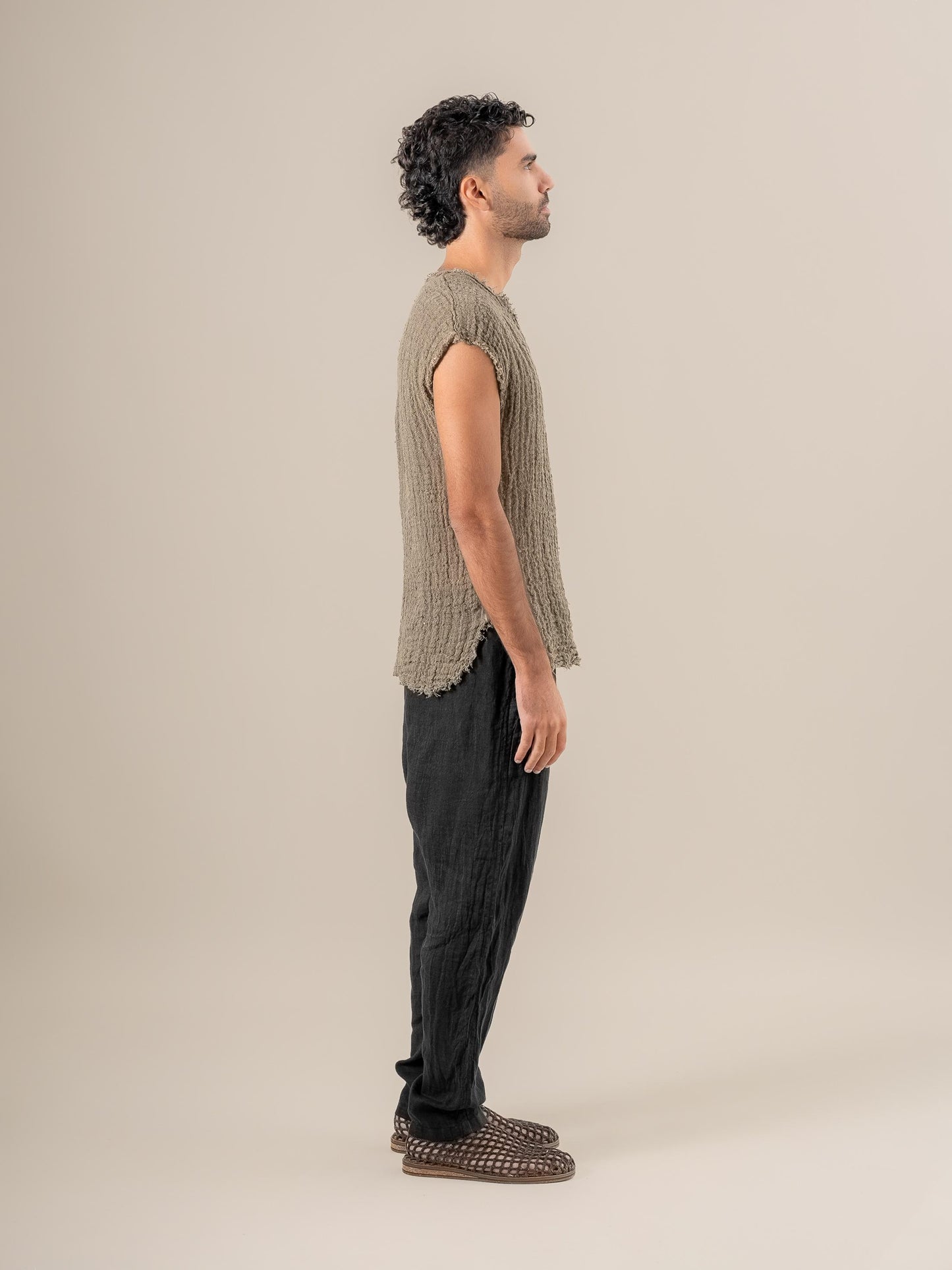 Pantalone Agathos Battista Nero PANTALONE AGATHOS battista 0 Bottega Di Brunella 