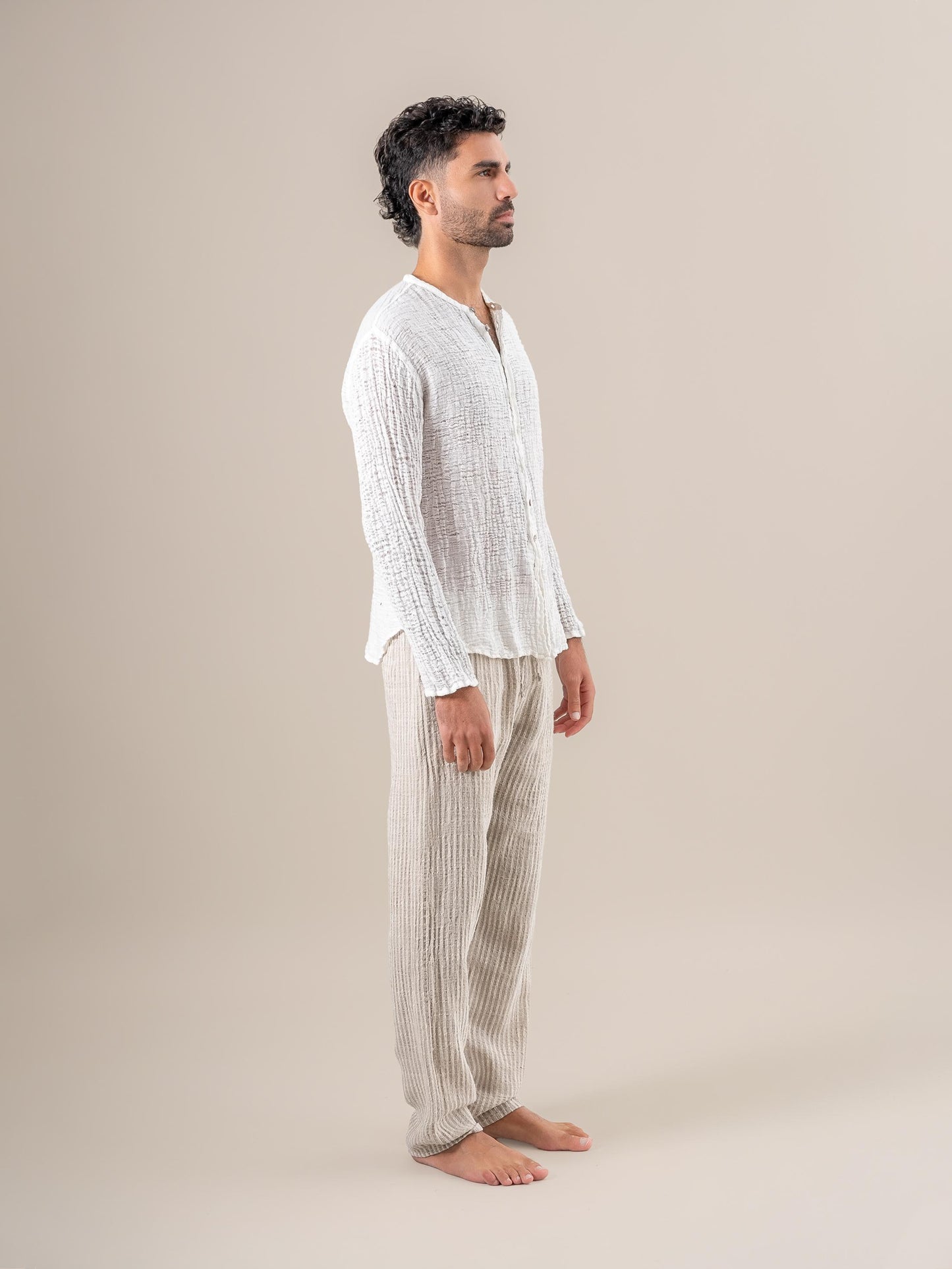 Camicia Marco Garzata Latte CAMICIA MARCO garzata 33 Bottega Di Brunella 