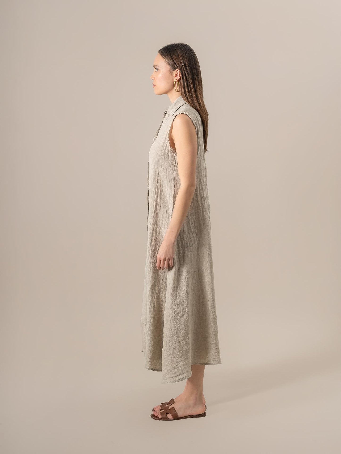 Vestito Orchidea Battista Naturale VESTITO ORCHIDEA BATTISTA 12 Bottega Di Brunella 