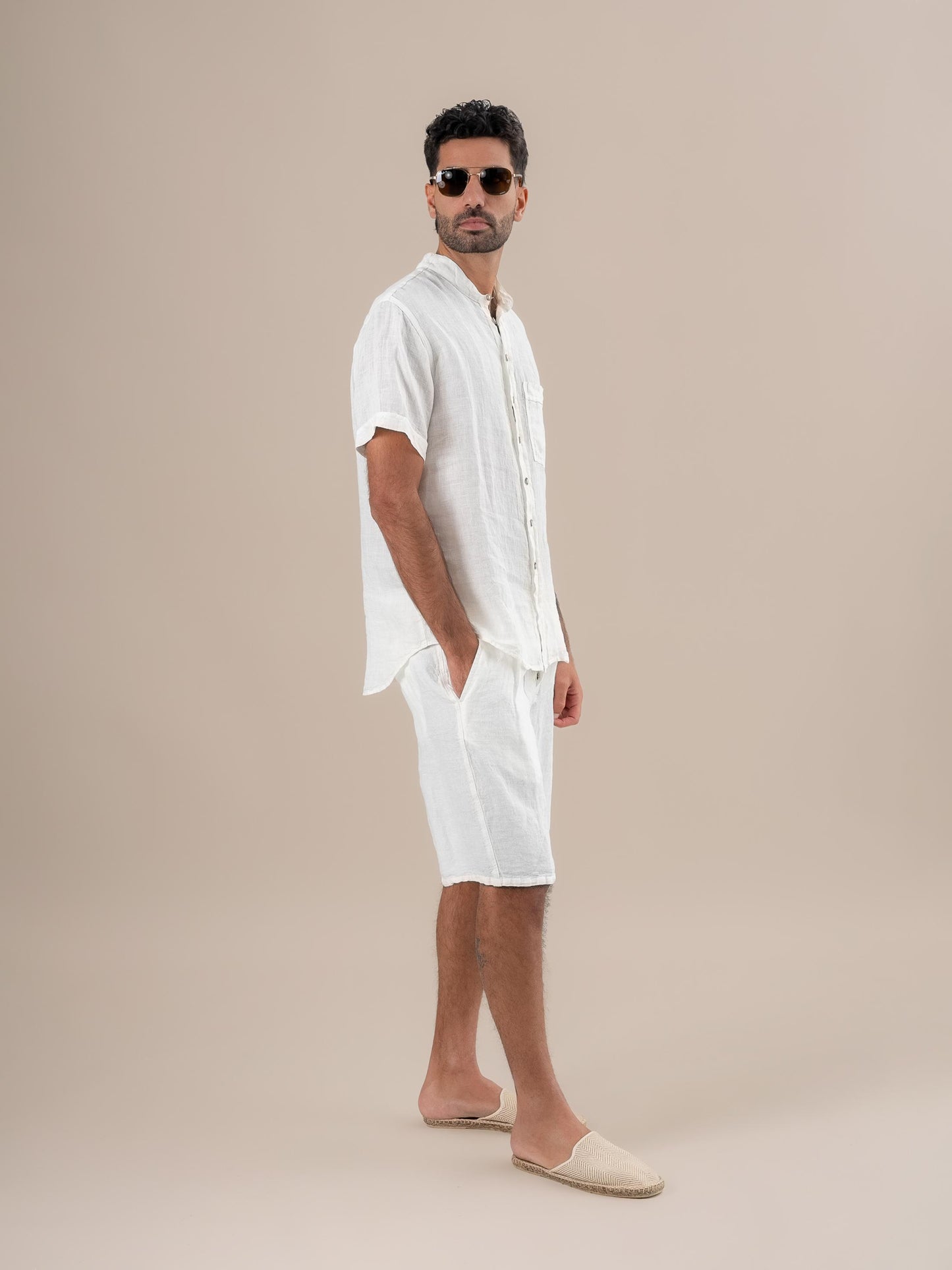 Camicia Peppe M/M Coreana Battista Latte CAMICIA PEPPE m/m kor battista 33 Bottega Di Brunella 