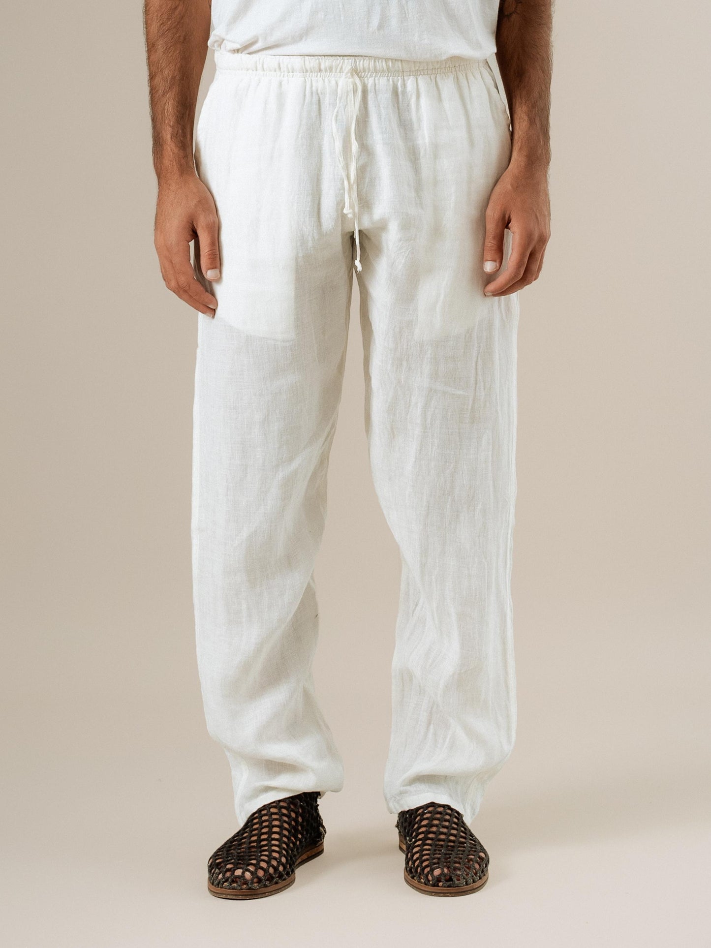 Pantaloni Amalfi Battista Latte PANTALONE AMALFI battista 33 Bottega Di Brunella 