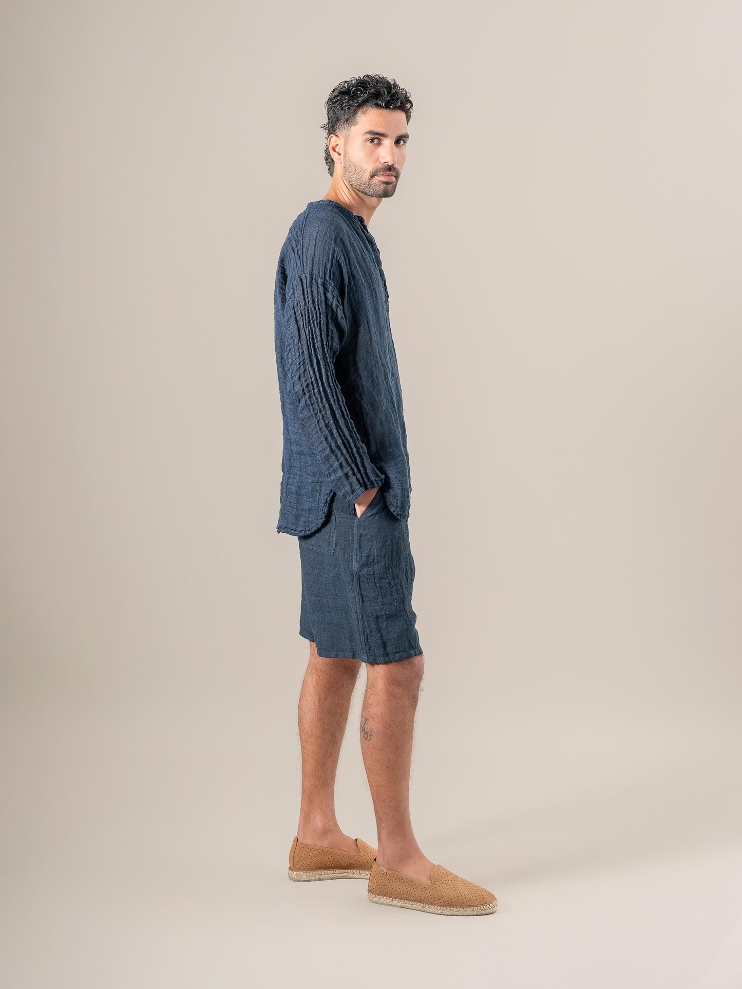 Camicia Normandy Garzata Borragine CAMICIA NORMANDY garzata 265 Bottega Di Brunella 