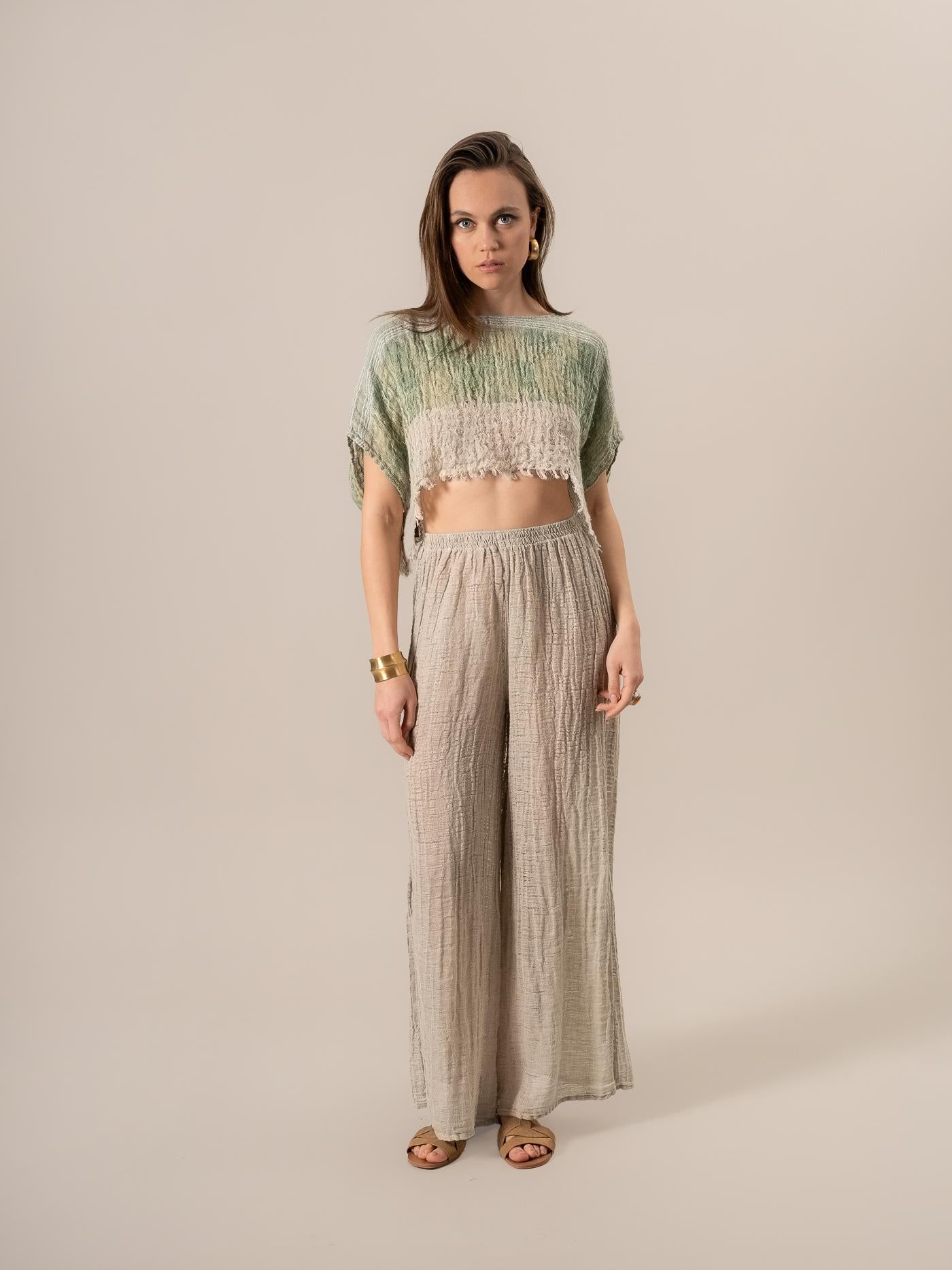 Bottega Di Brunella TOP GIRASOLE RIGA LEMON12