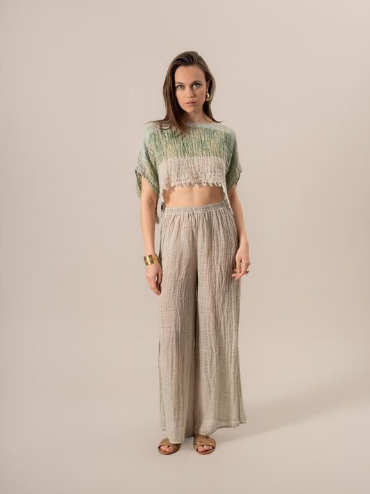 Bottega Di Brunella TOP GIRASOLE RIGA LEMON12