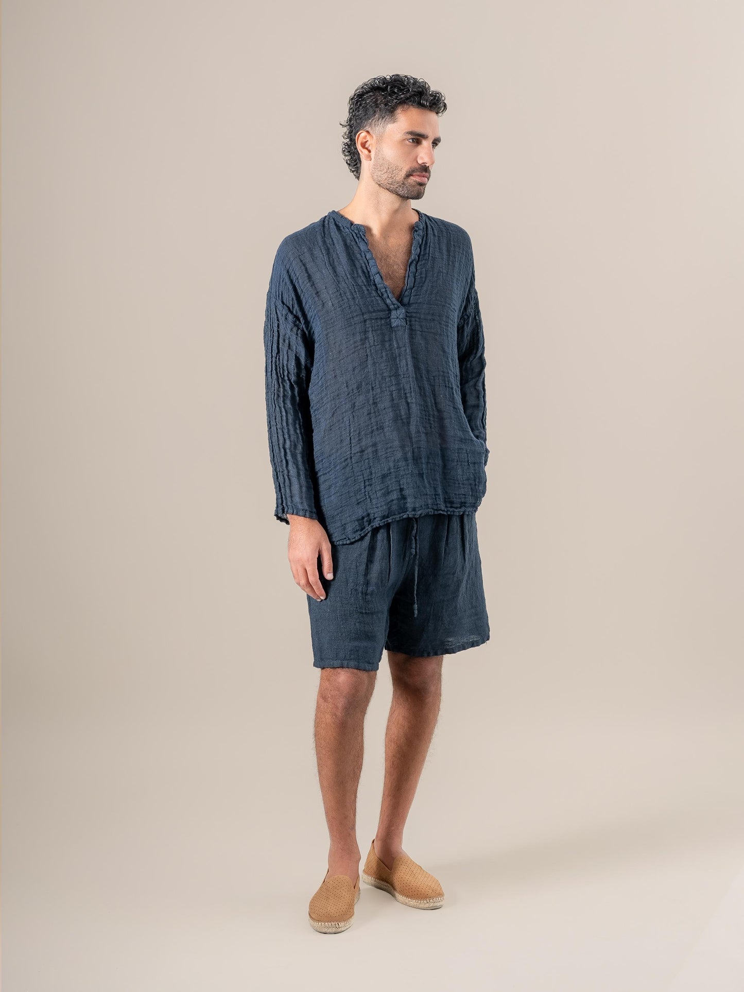 Camicia Normandy Garzata Borragine CAMICIA NORMANDY garzata 265 Bottega Di Brunella 