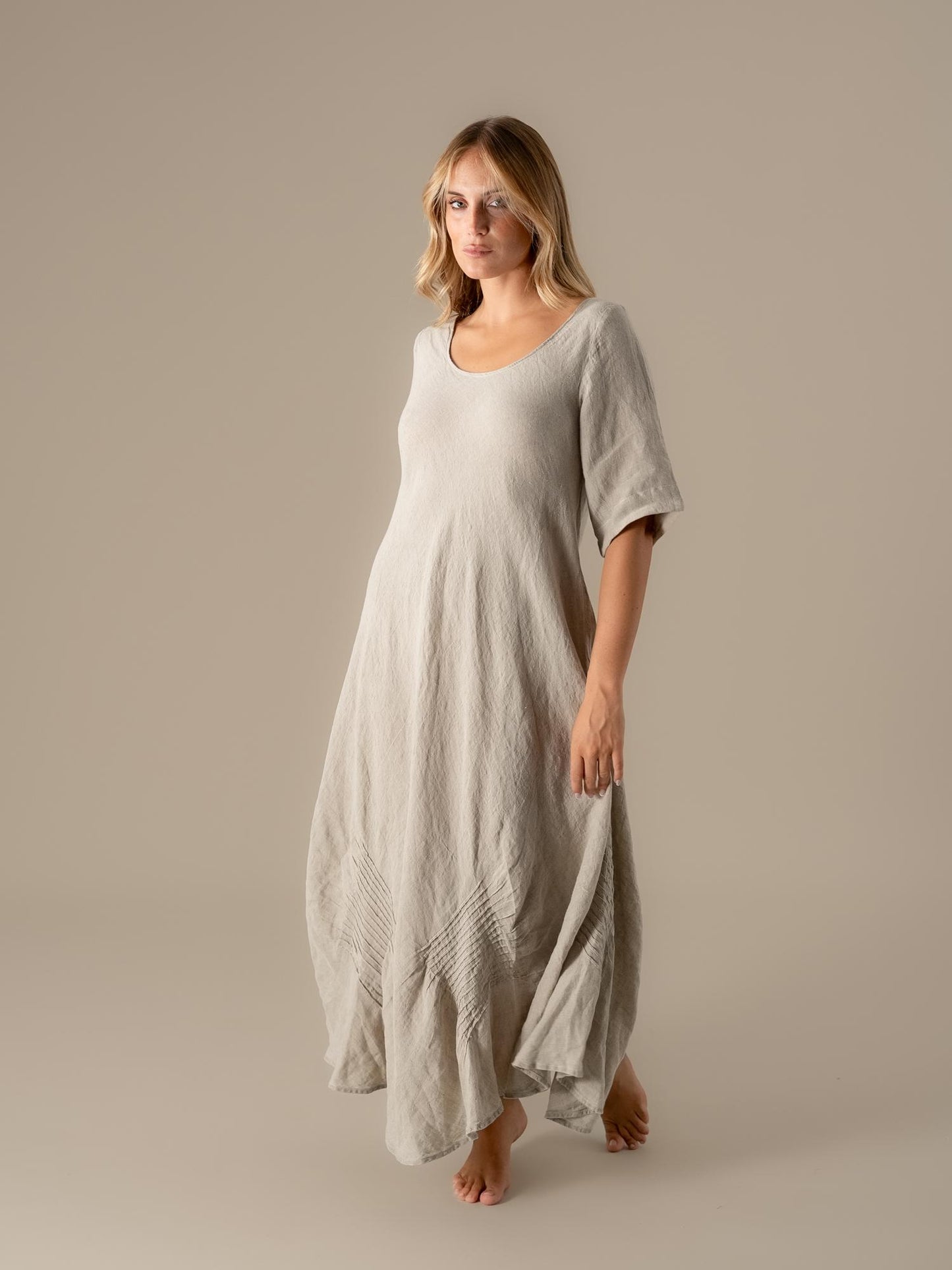 Vestito Faraone Battista Naturale VESTITO FARAONE battista 12 Bottega Di Brunella 