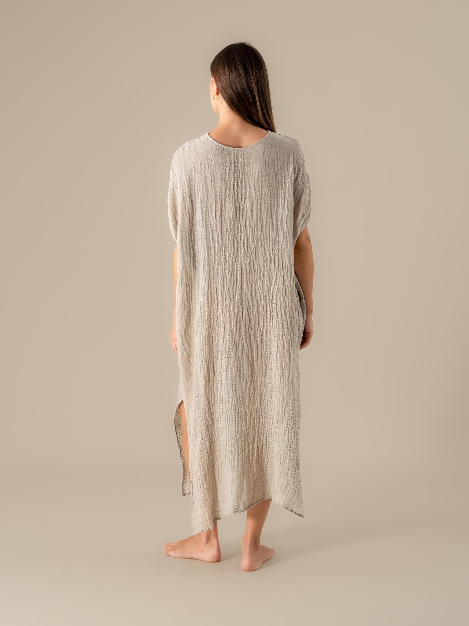 Vestito Sfinge Garzata Naturale VESTITO SFINGE garzata 12 Bottega Di Brunella 