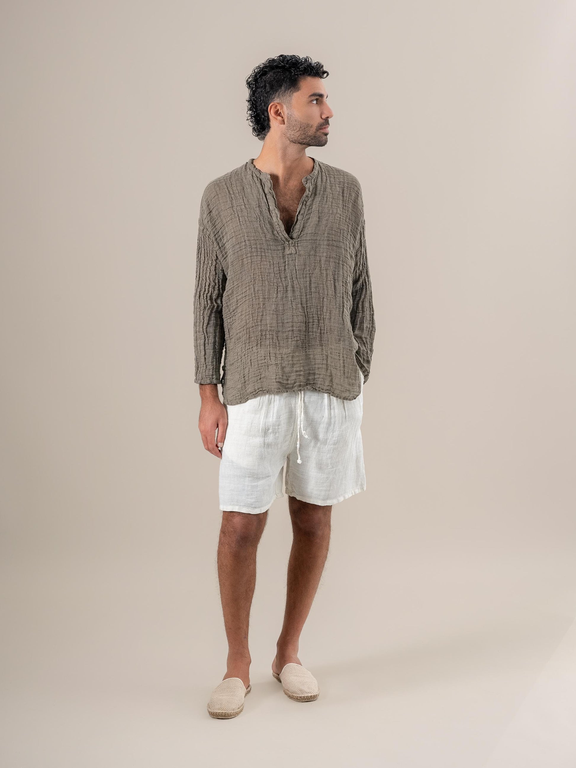 Camicia Normandy Garzata Fossile CAMICIA NORMANDY garzata 284 Bottega Di Brunella 