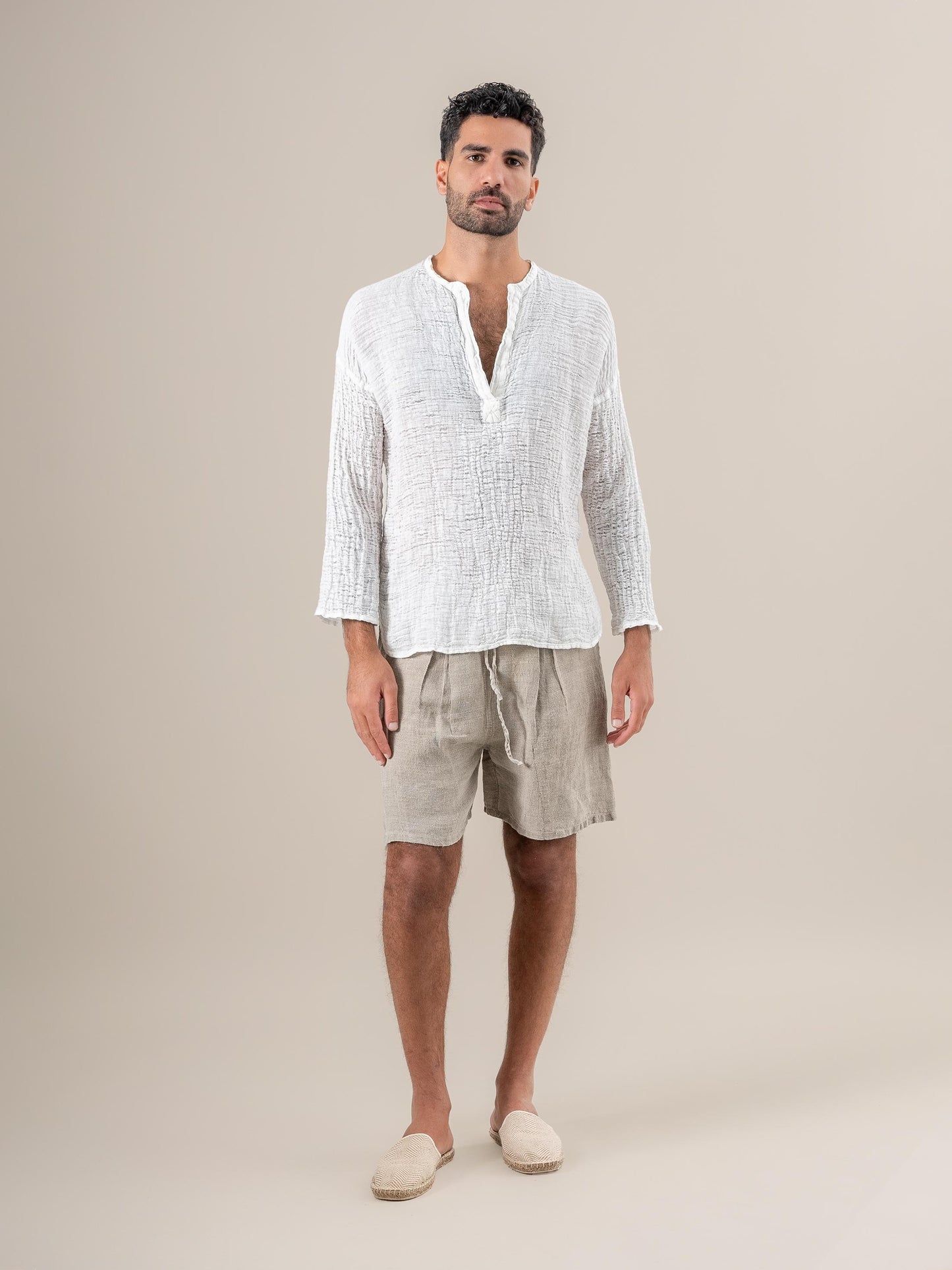 Camicia Normandy Garzata Latte CAMICIA NORMANDY garzata 33 Bottega Di Brunella 
