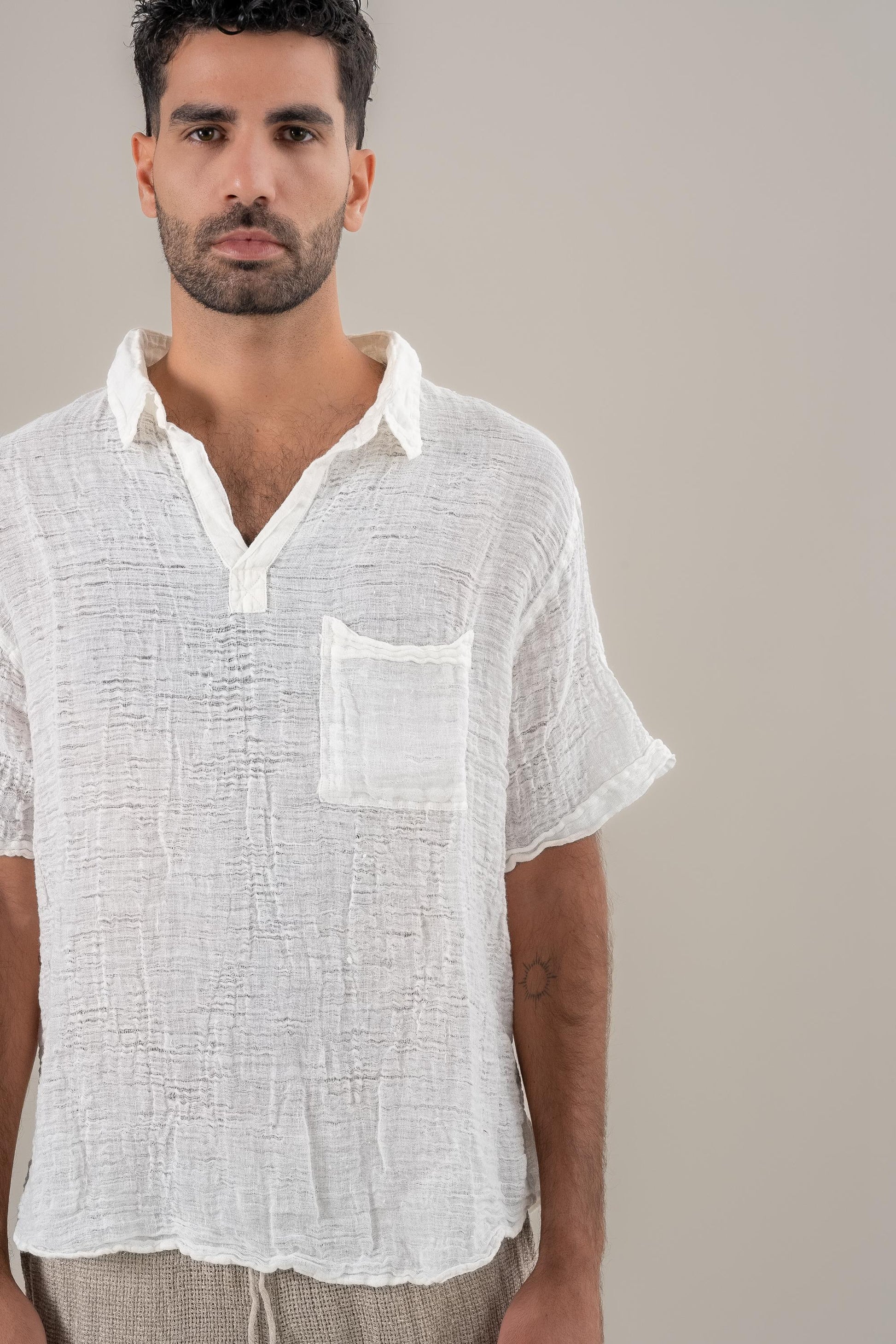 Camicia Colombia Garzata Latte CAMICIA COLOMBIA garzata 33 Bottega Di Brunella 