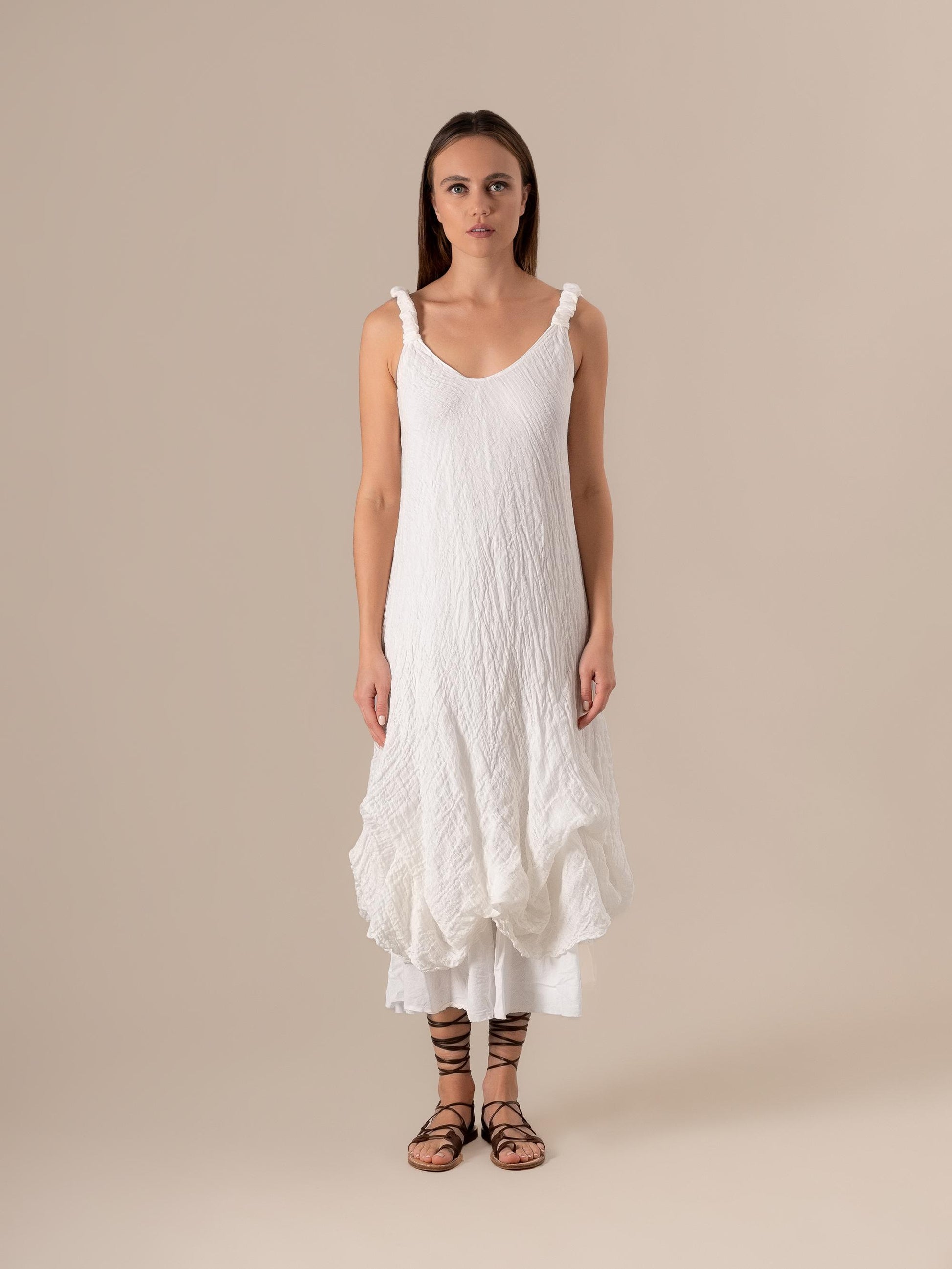Vestito Cavalluccio Garzata Latte VESTITO CAVALLUCCIO garzata 33 Bottega Di Brunella 