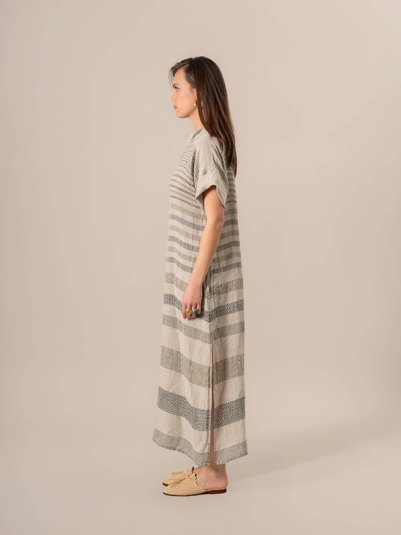 Vestito Titanic Taglio Patch Rosmarino Naturale VESTITO TITANIC T. PATCH ROS 12 Bottega Di Brunella 