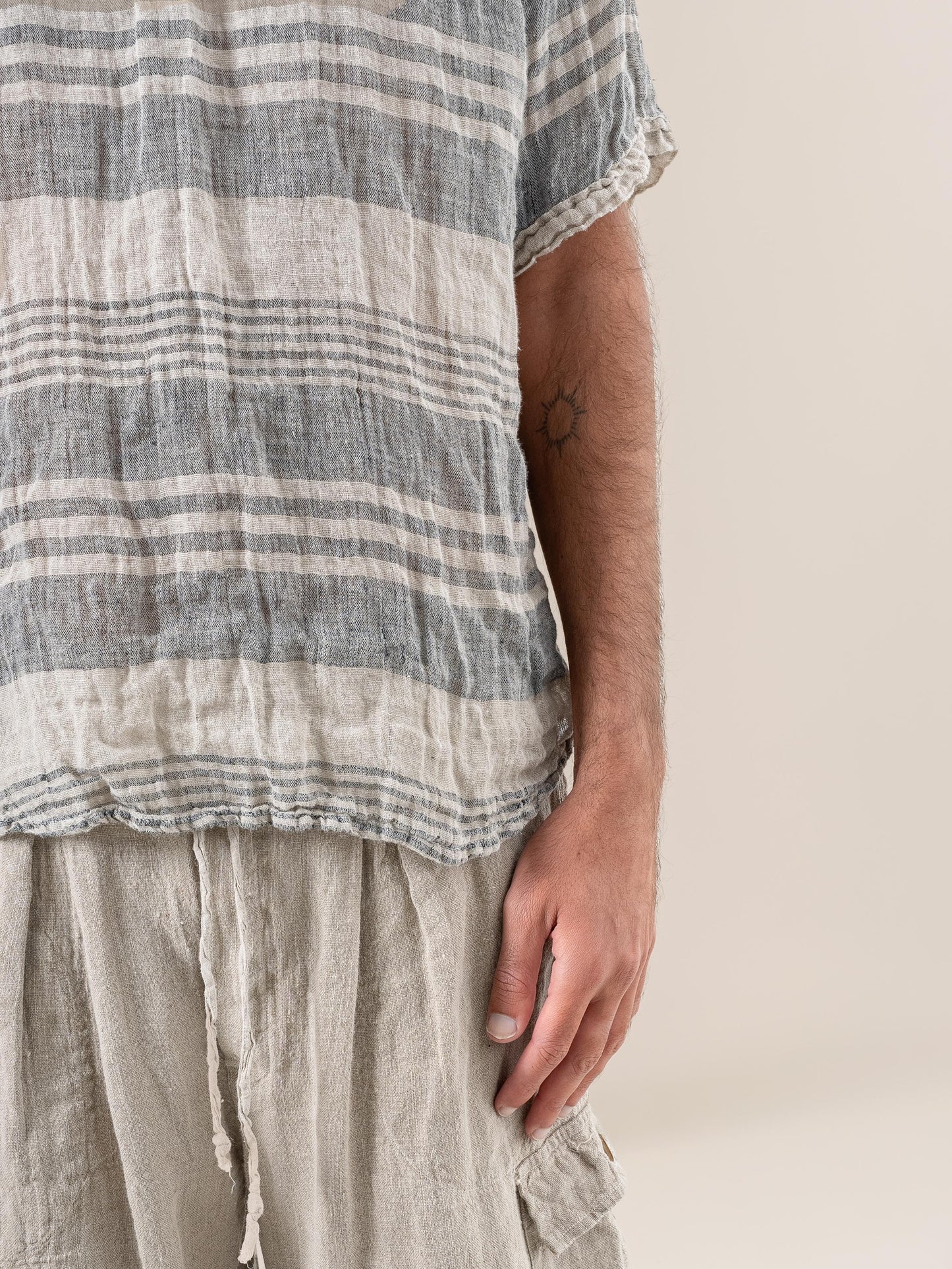 Camicia Monica Garza Moma Naturale CAMICIA MONICA garza moma 12 Bottega Di Brunella 