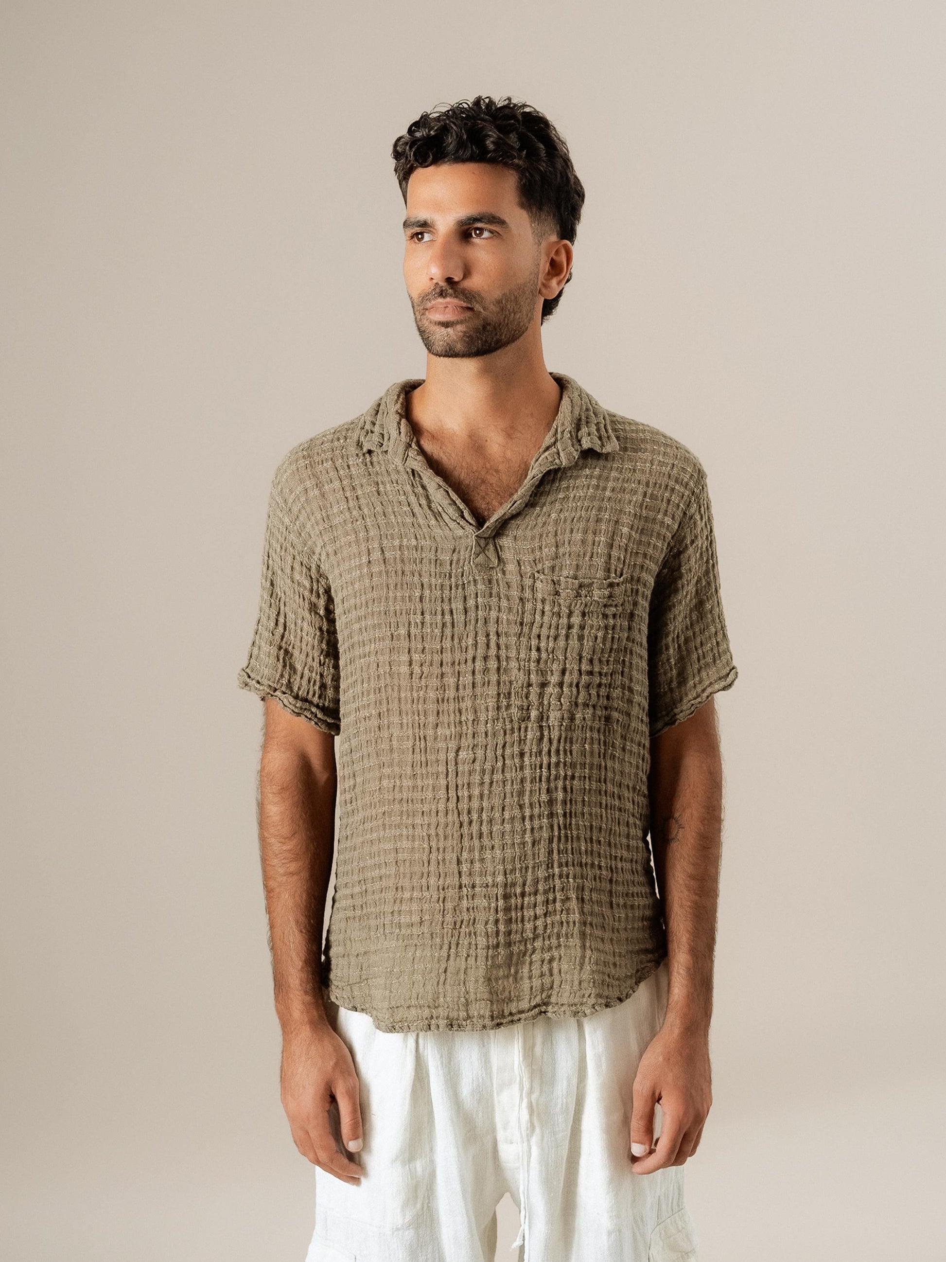 Camicia Colombia Garza Uffizi Fossile CAMICIA COLOMBIA garza uffizi 284 Bottega Di Brunella 