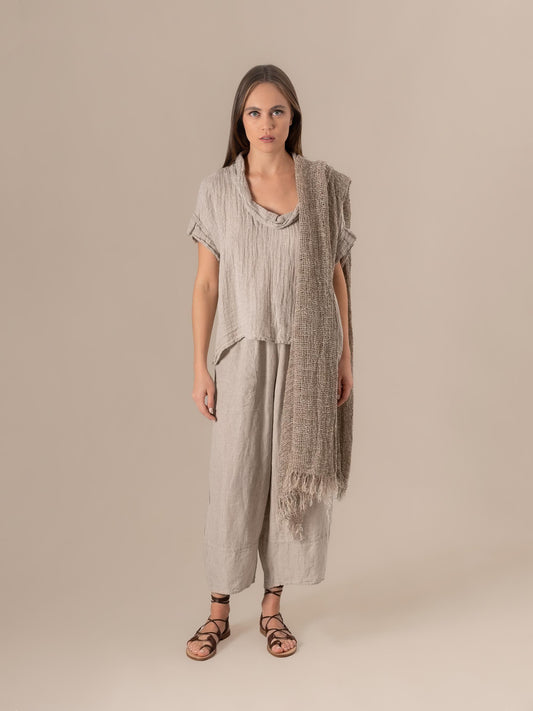 Scialle Camp Louvre Naturale SCIALLE CAMP. LOUVRE camp louvre sc 12 Bottega Di Brunella 