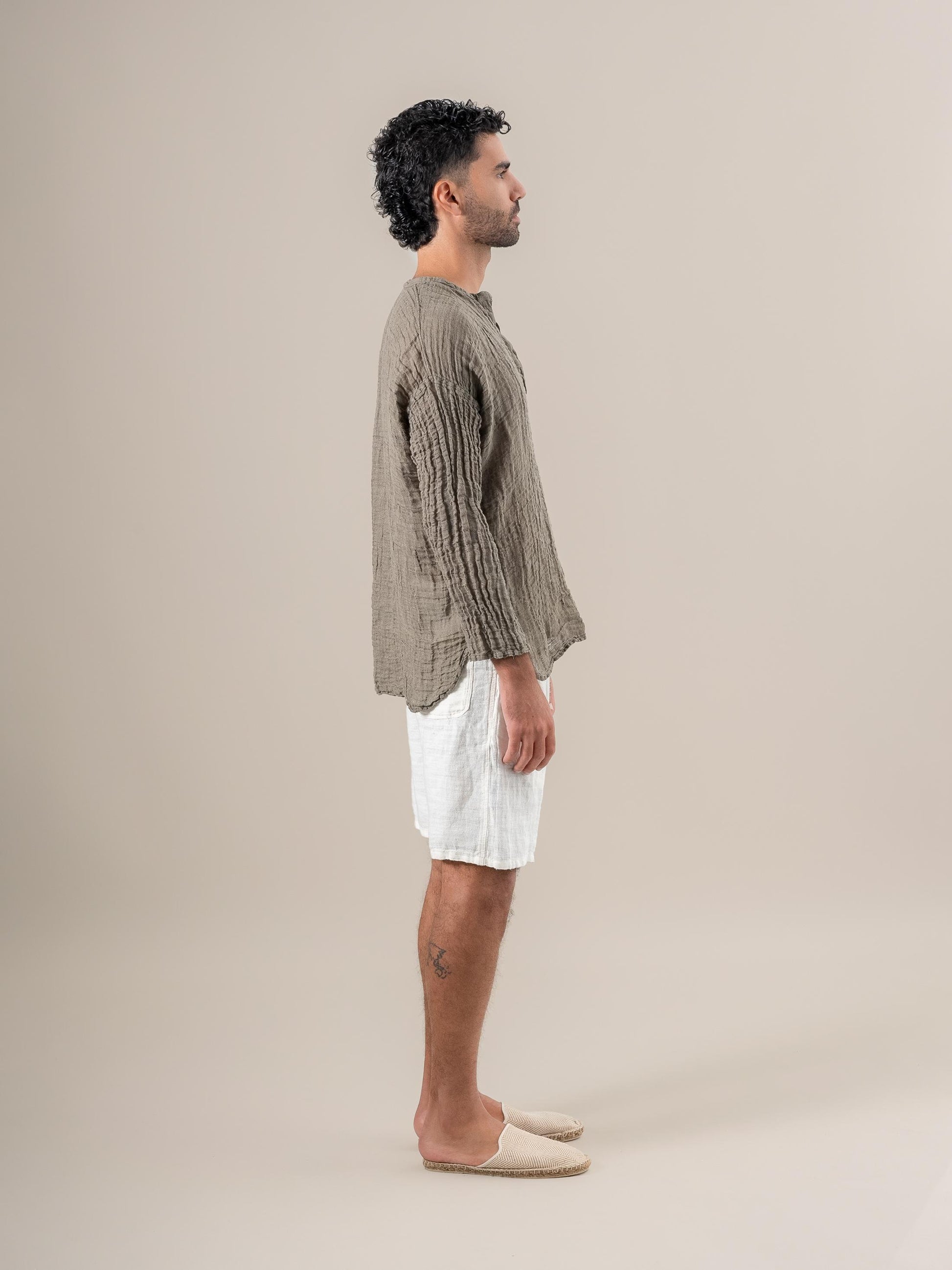 Camicia Normandy Garzata Fossile CAMICIA NORMANDY garzata 284 Bottega Di Brunella 