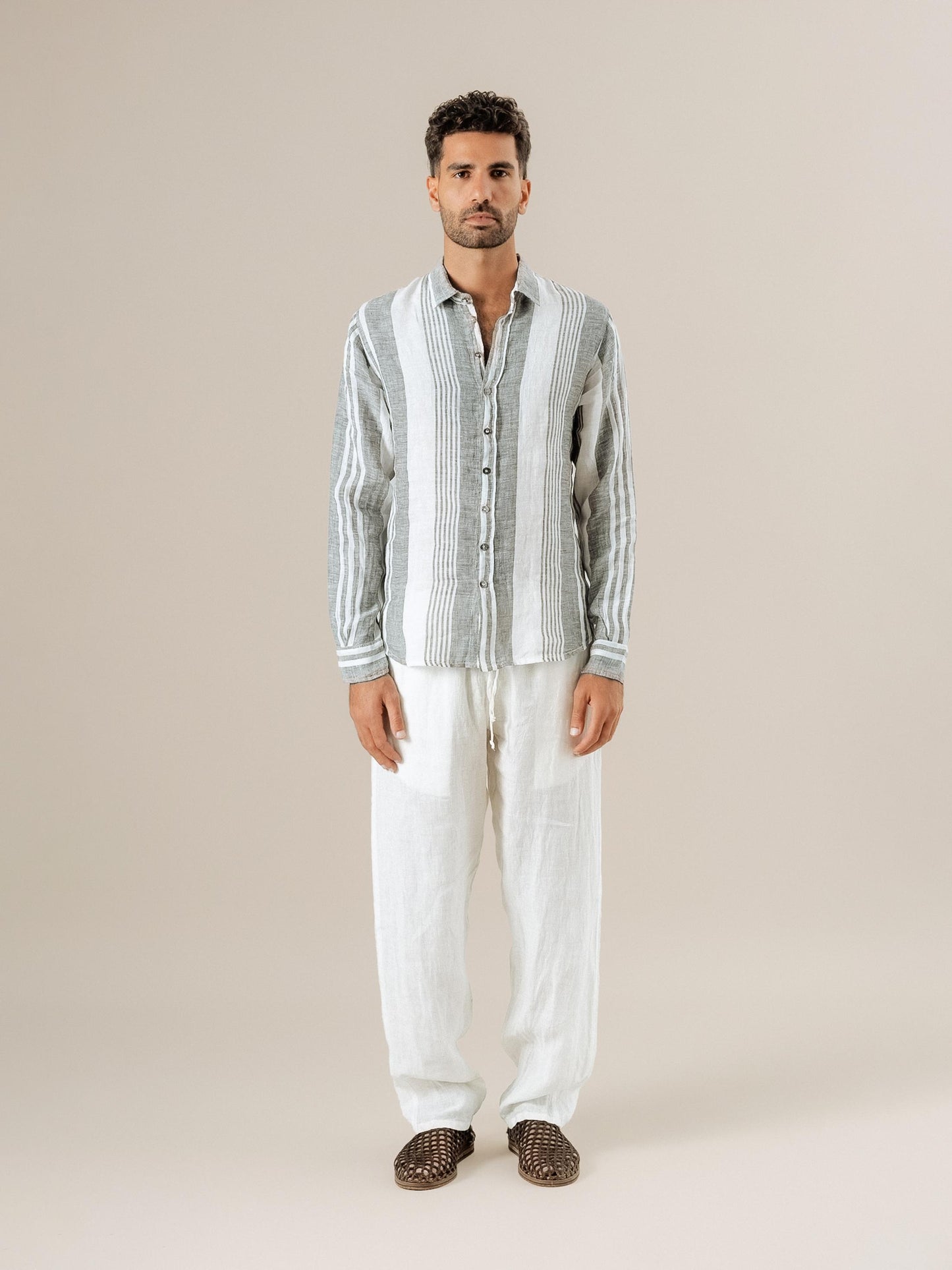 Camicia Franco Tela Moma Latte CAMICIA FRANCO tela moma 33 Bottega Di Brunella 